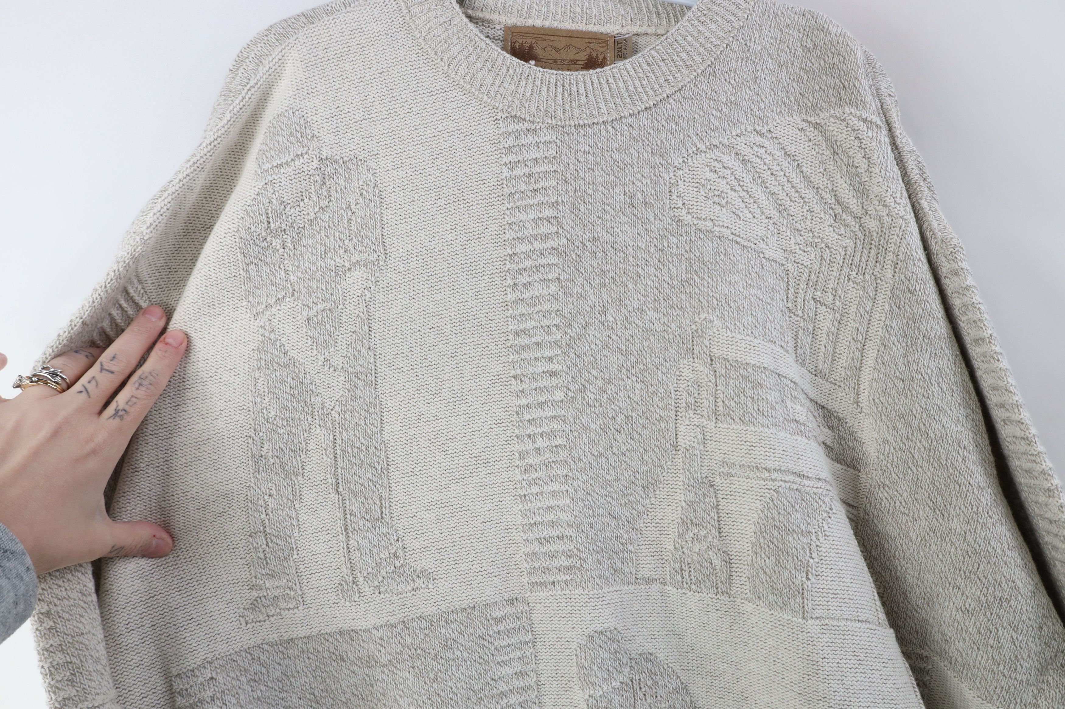 Vintage Vintage 90s Streetwear Golfing Knit Crewneck Sweater USA Size US XXL / EU 58 / 5 - 4 Thumbnail