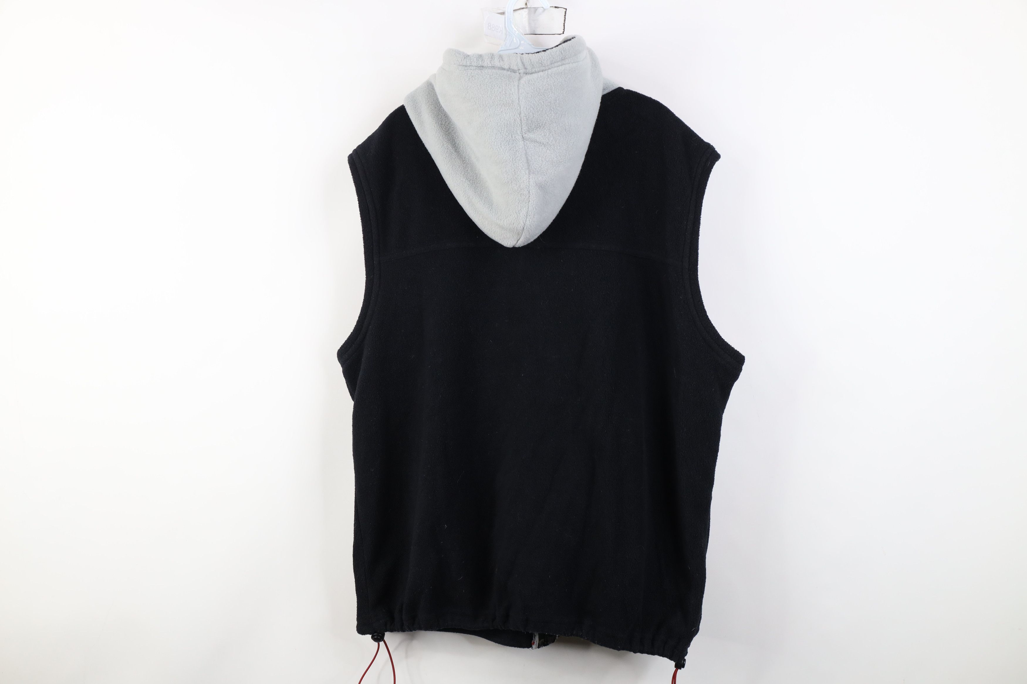 Starter Vintage 90s Starter Sleeveless Fleece Full Zip Hoodie Black Size US L / EU 52-54 / 3 - 13 Thumbnail