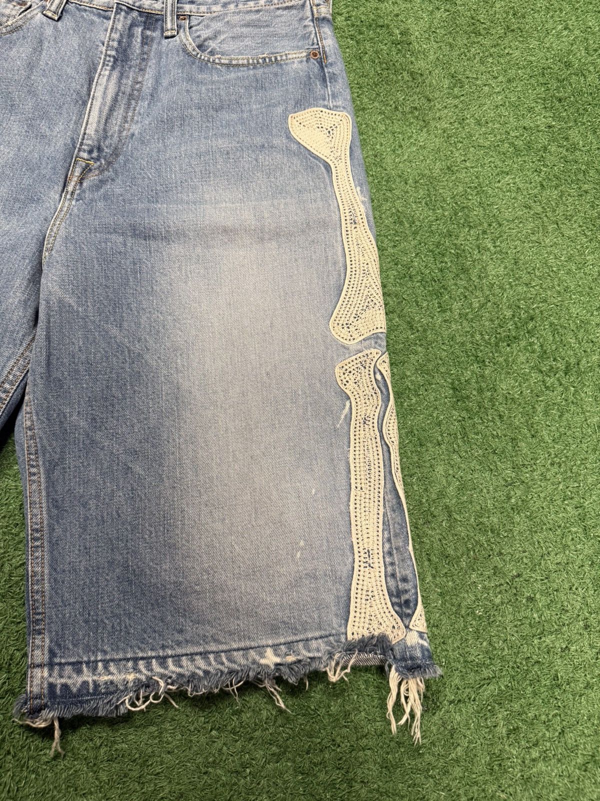 Kapital Kountry Kapital bone denim shorts Size US 32 / EU 48 - 2 Thumbnail
