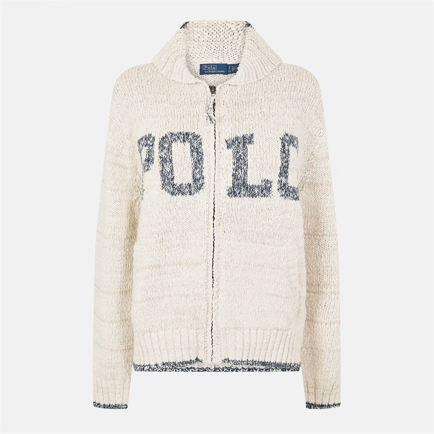 Polo Ralph Lauren o1g2r1mq0825 Polo Cardigan in Cream Size S / US 4 / IT 40 - 1 Thumbnail