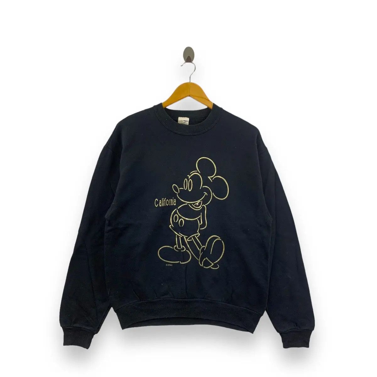 Disney Vintage 80’ Velva Sheen MICKEY MOUSE CALIFORNIA Sweatshirt Size M / US 6-8 / IT 42-44 - 1 Thumbnail