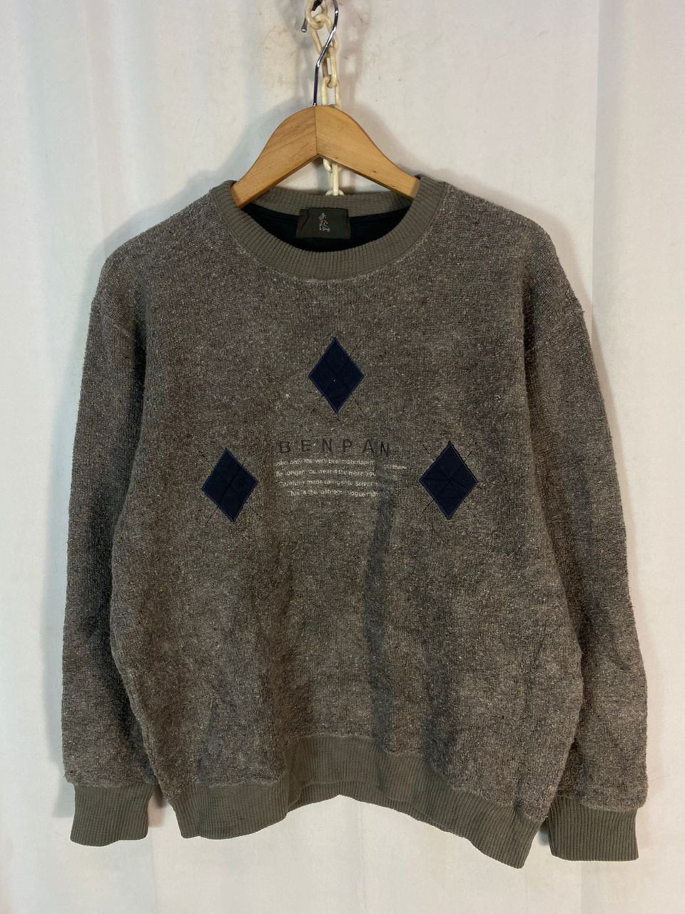 Japanese Brand × Vintage Vintage Benpan spellout sweatshirt Size US M / EU 48-50 / 2 - 1 Thumbnail