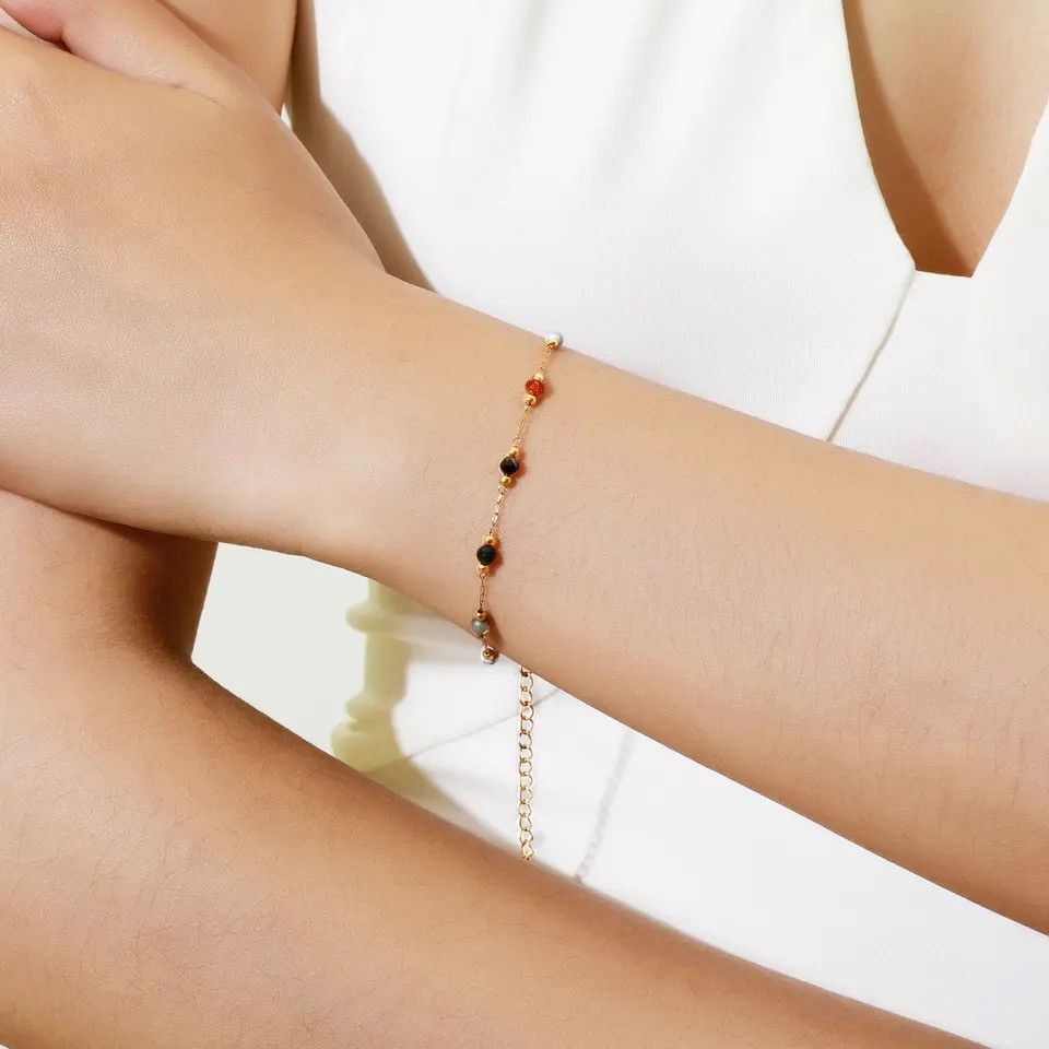Other Natural Stone Beads Satellite Chain Bracelet Size ONE SIZE - 3 Thumbnail