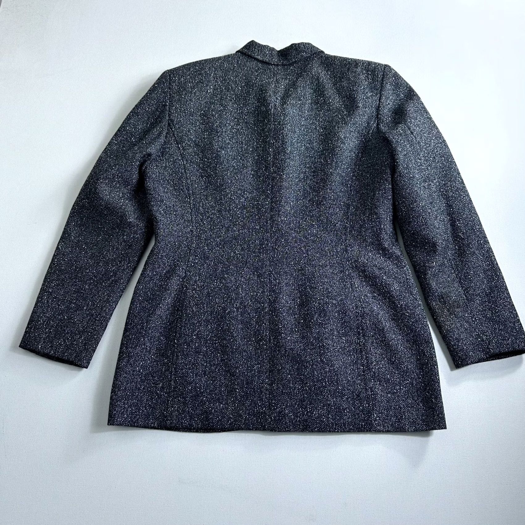 Pendleton VINTAGE Pendleton Blazer Womens 8 Black Wool Blend Tweed Single Breasted Made USA Size M / US 6-8 / IT 42-44 - 2 Thumbnail