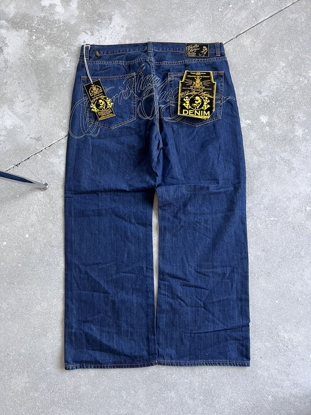Christian Audigier NWT CHRISTIAN AUDIGIER Jeans Baggy Gangsta Size US 38 / EU 54 - 6 Thumbnail