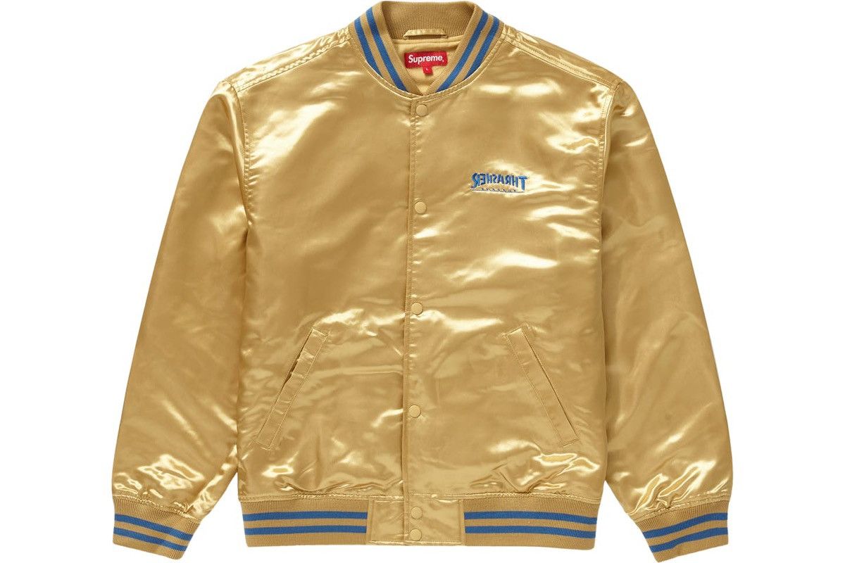 Supreme × Thrasher Supreme x Thrasher Satin Bomber (SS16 release) Size US S / EU 44-46 / 1 - 3 Thumbnail