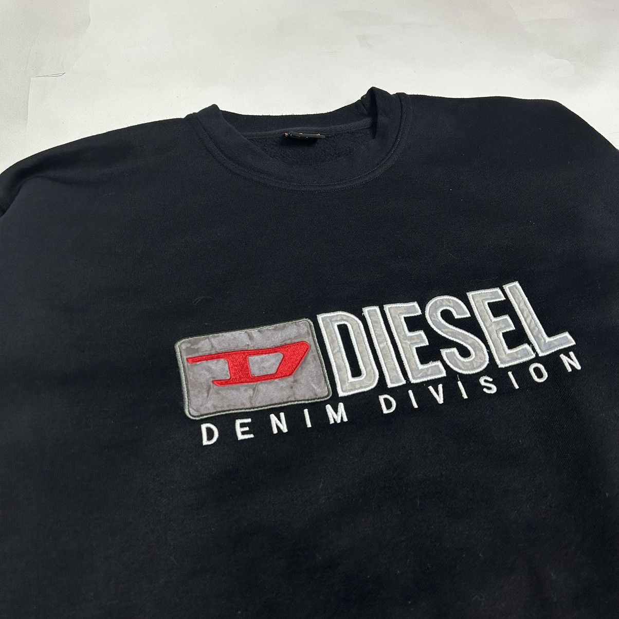 Diesel × Vintage Y2K Diesel Vintage Big Logo Sweatshirt Size US XL / EU 56 / 4 - 6 Thumbnail