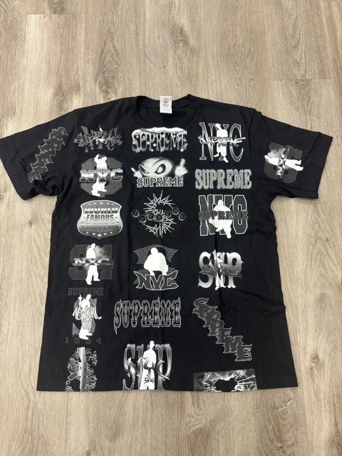 Supreme Supreme Flash Tee Black Large SS26 New In Hand Size US L / EU 52-54 / 3 - 3 Thumbnail