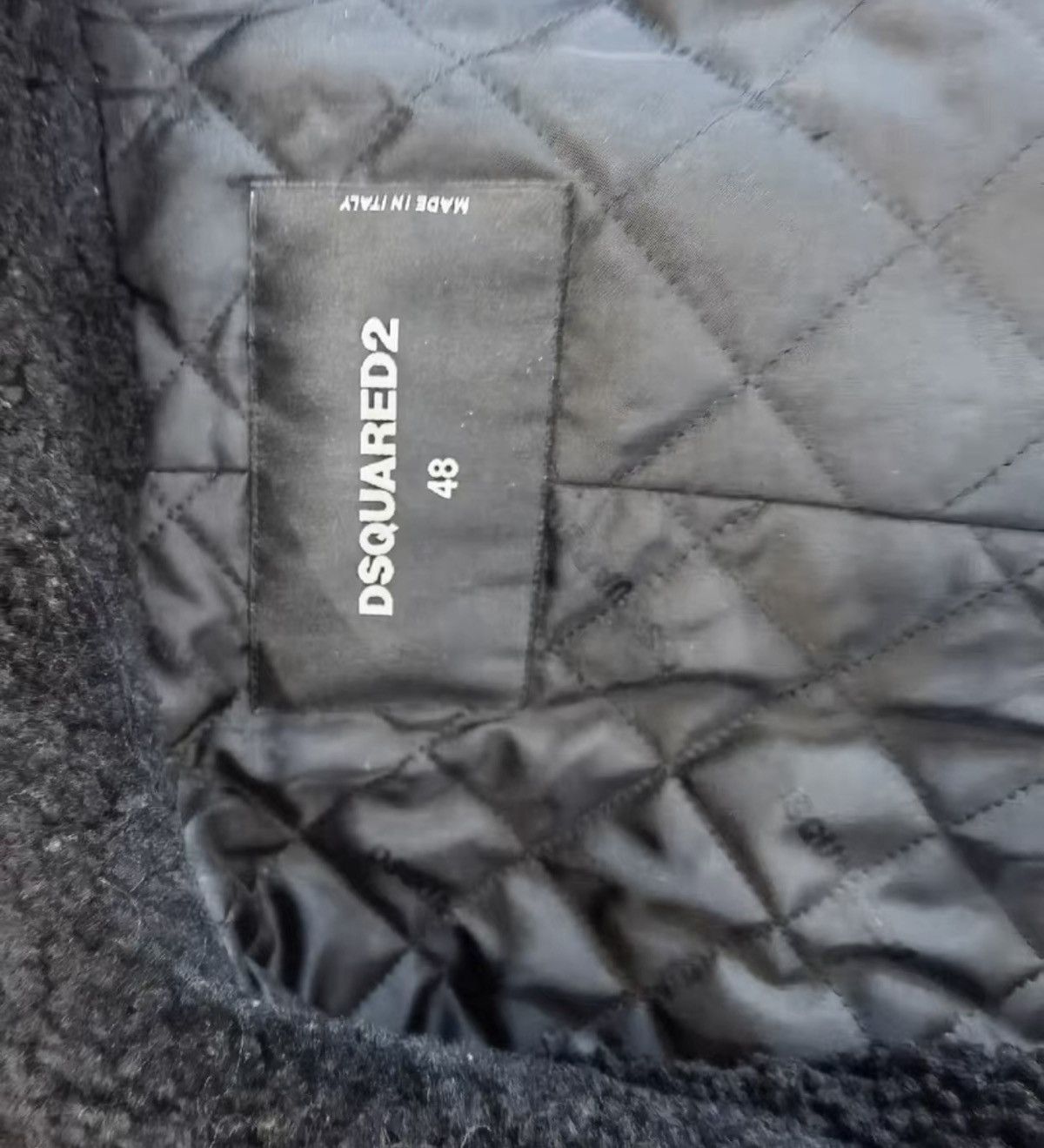 Dsquared2 Dsquared2 Men's Wool Blend Shearling Coat Size US M / EU 48-50 / 2 - 3 Thumbnail