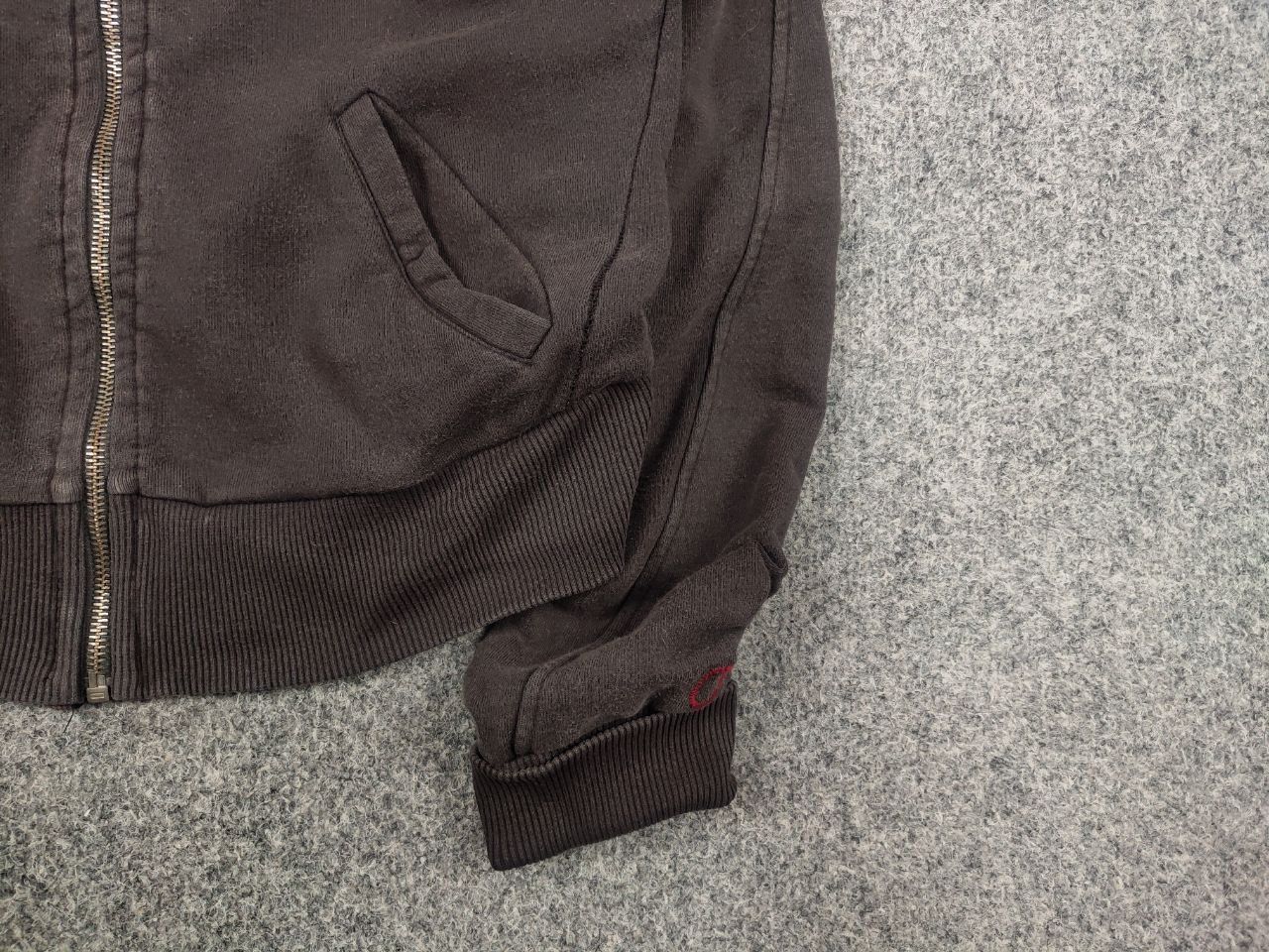 Engineered Garments Vintage 90's levis Engineered Brown faded Logo zip hoodie Size US S / EU 44-46 / 1 - 6 Thumbnail