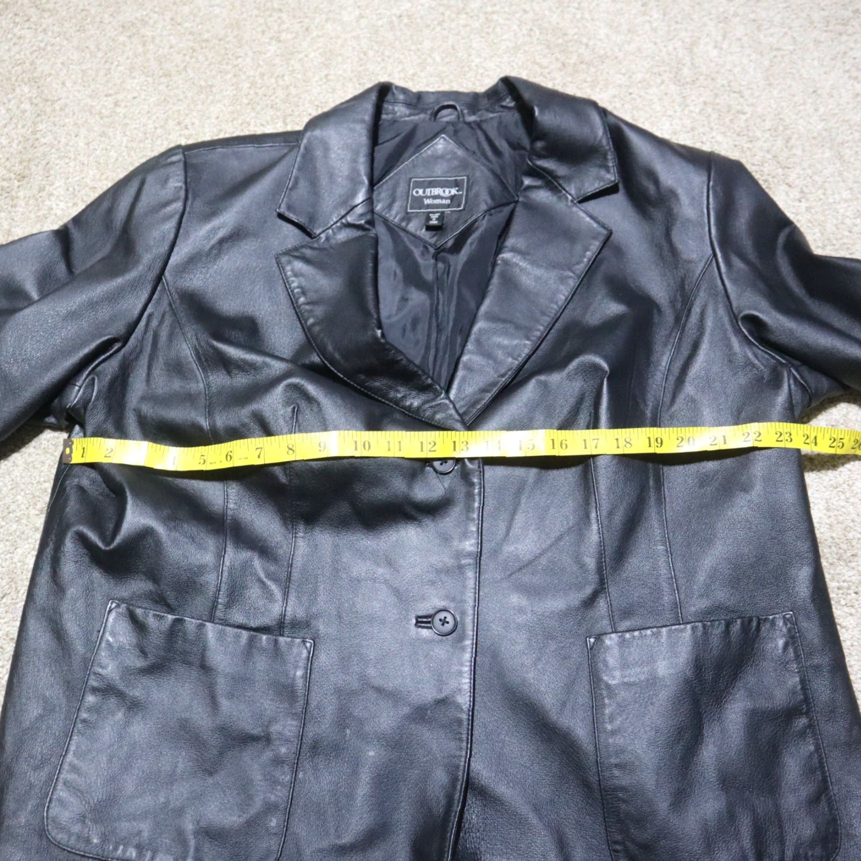 Vintage VINTAGE OutBrook Leather Jacket Hooded Womens 2X Black 80s 90s Cowboy Softshell Fall 4 Seasons Size XXL / US 16-18 / IT 52-54 - 6 Thumbnail