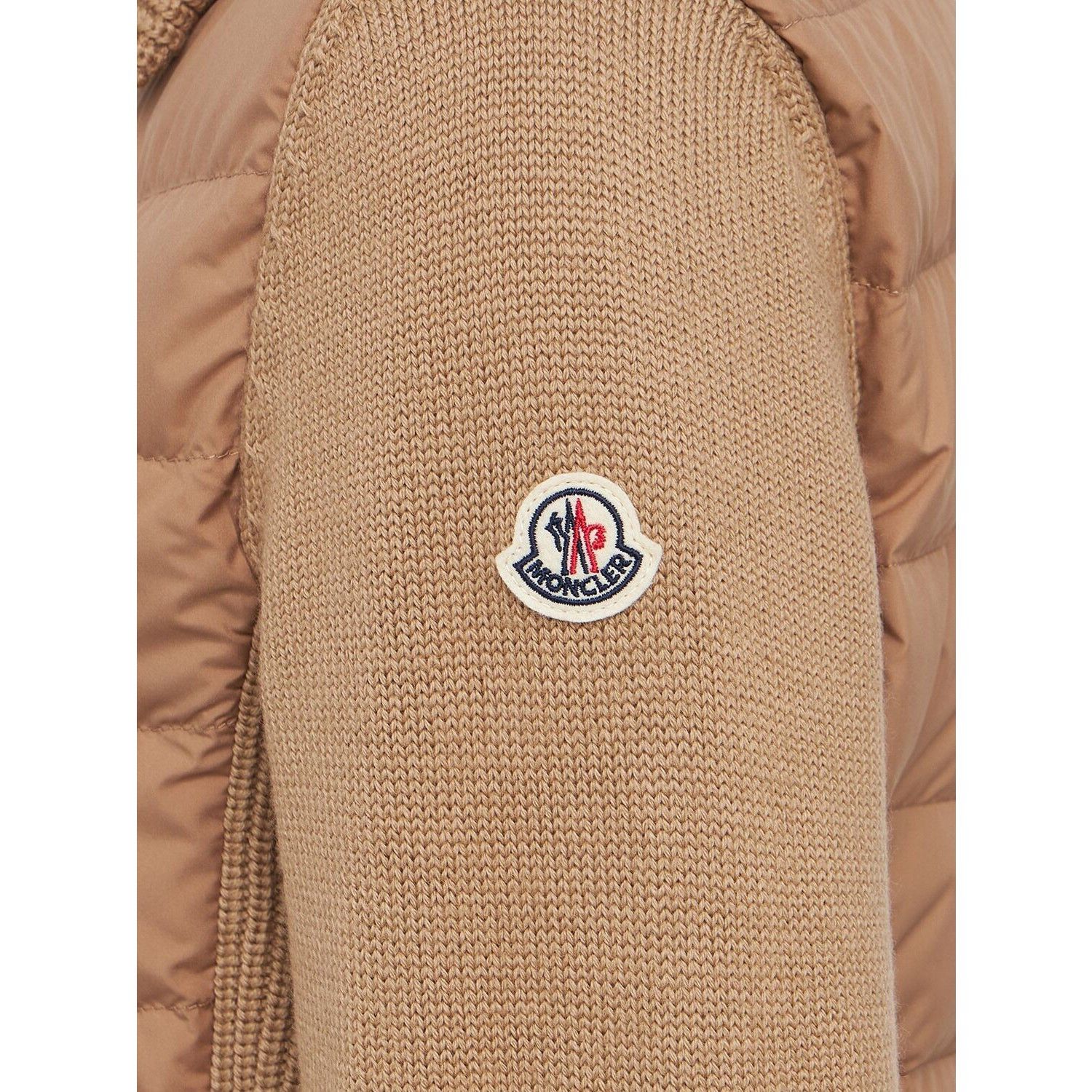 MONCLER Women's Beige Wool Cardigan New (Women's size:S.;)