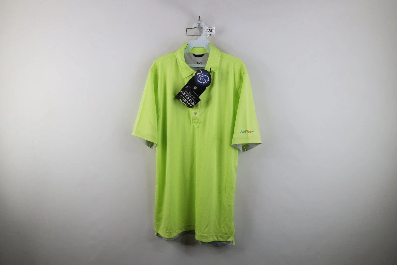 Vintage New Zero Restriction Forged Collared Golf Golfing Polo Lime Size US L / EU 52-54 / 3 - 1 Thumbnail