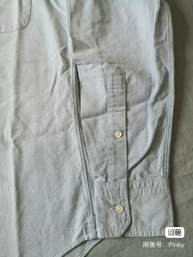 Thom Browne Thom Browne size3 Oxford cloth cotton shirt Size US L / EU 52-54 / 3 - 6 Thumbnail