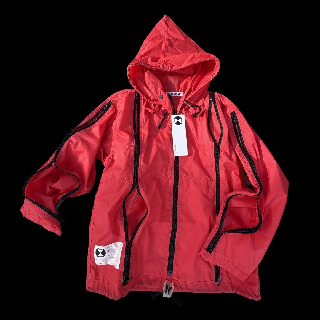 Final Home FINAL HOME | Rare Archive Multi-Zipper Survival Jacket Red Size US XXS / EU 40 - 2 Thumbnail