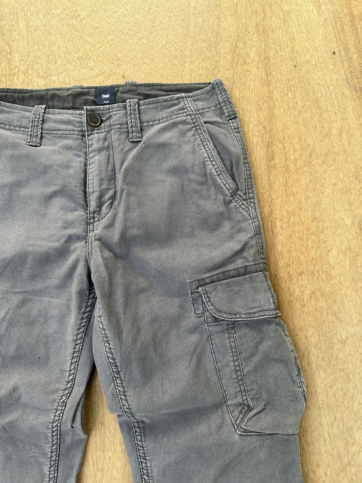Gap Y2K VINTAGE GAP CORDUROY UTILITY CARGO PANTS W32 Size US 32 / EU 48 - 5 Thumbnail