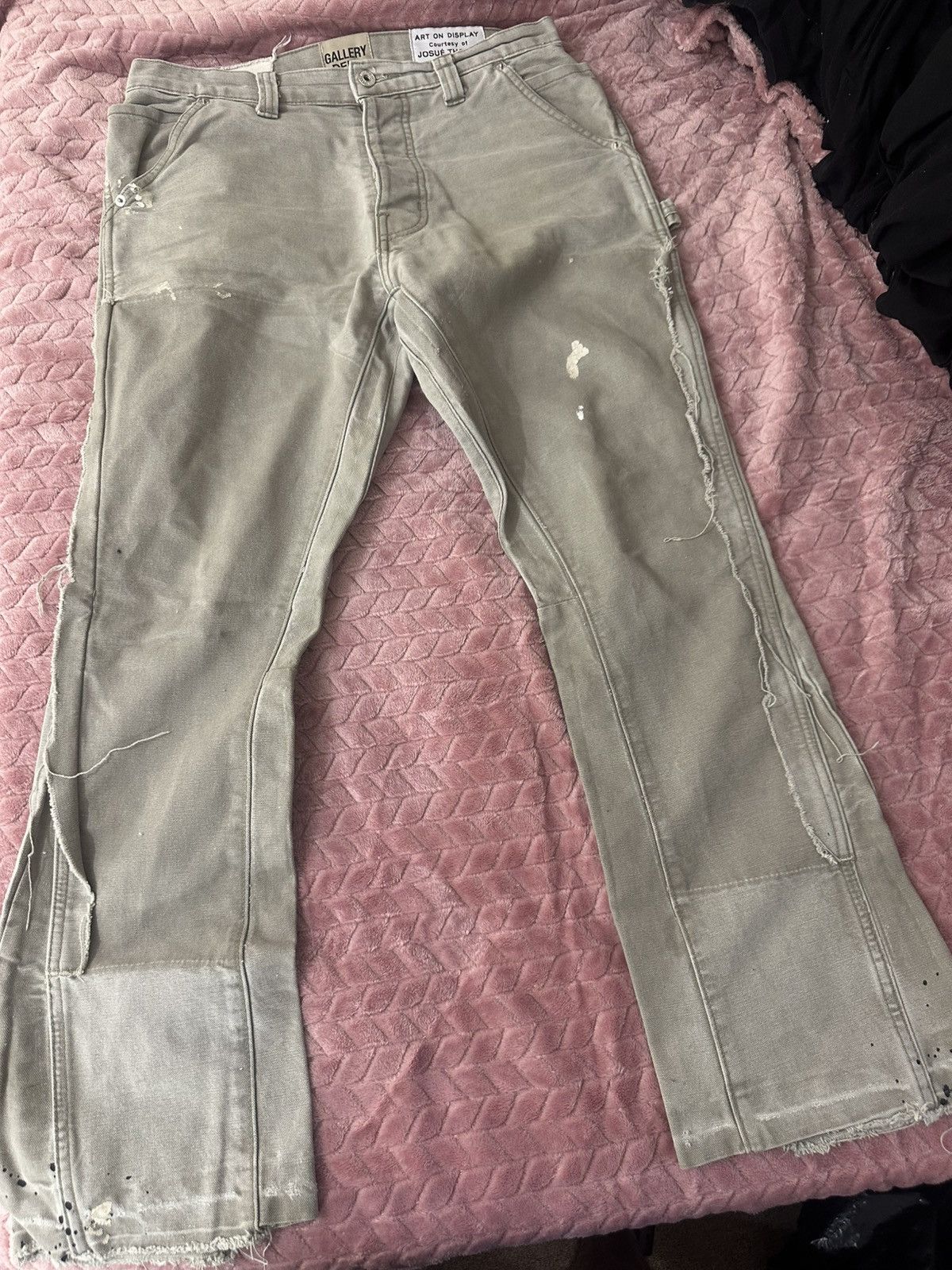 Gallery Dept. Gallery dept la flare carpenter pants cement grey Size US 31 - 1 Thumbnail