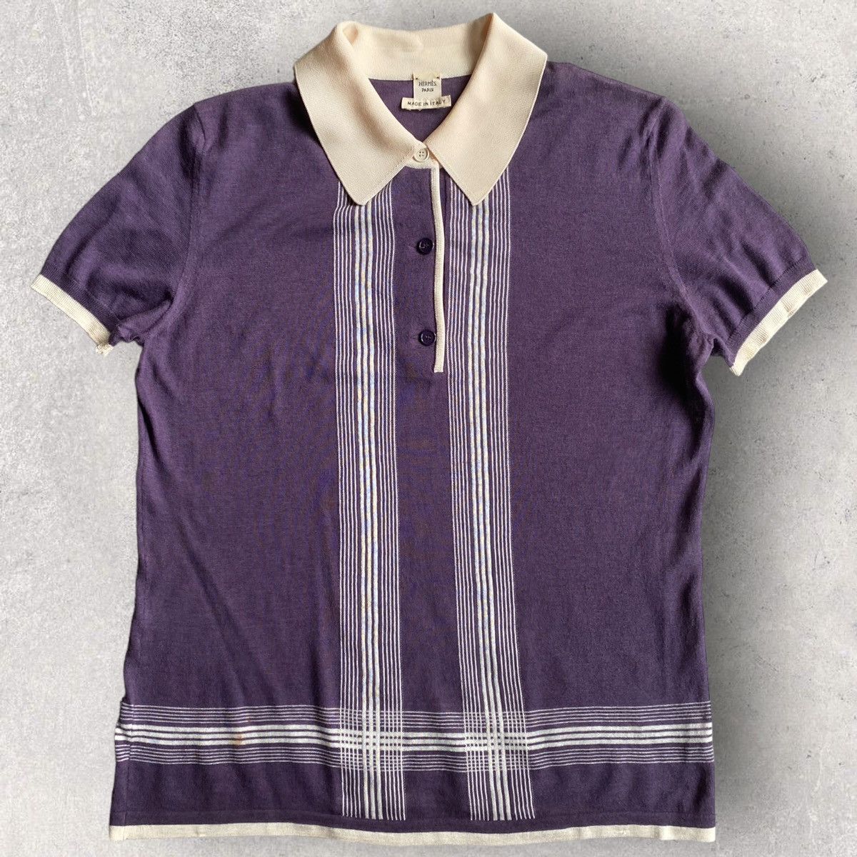 Hermes Hermes Silk/Cashmere Blend Polo Size S / US 4 / IT 40 - 1 Thumbnail