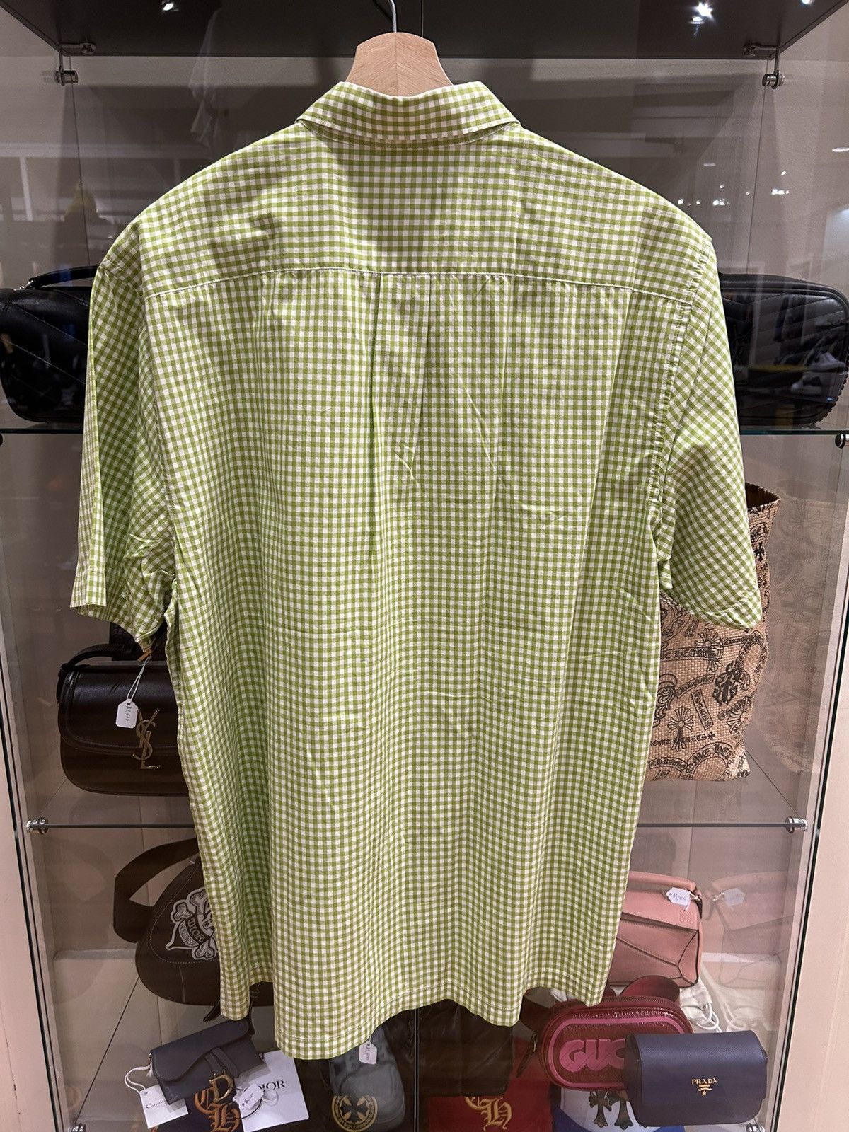Supreme Supreme Gingham Button Up Shirt - Green Size US XL / EU 56 / 4 - 2 Thumbnail