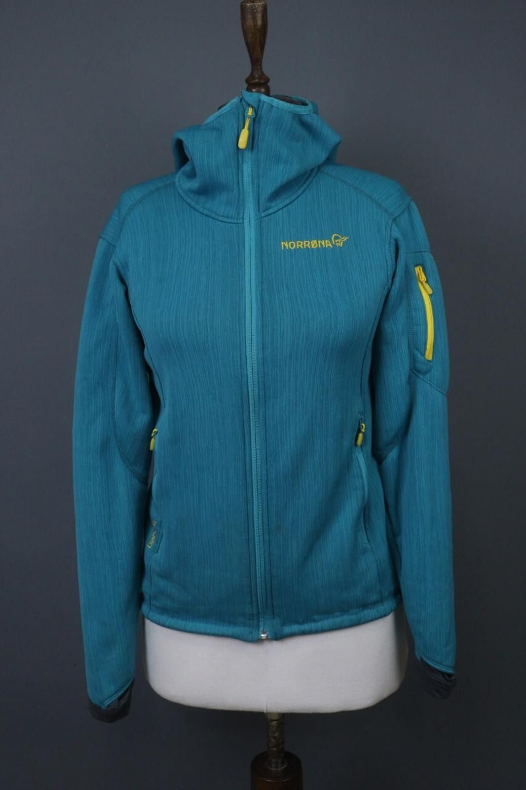 Norrona Norrona Blue Mock Neck Lyngen Warm2Flex Jacket Size S Size US S / EU 44-46 / 1 - 1 Thumbnail