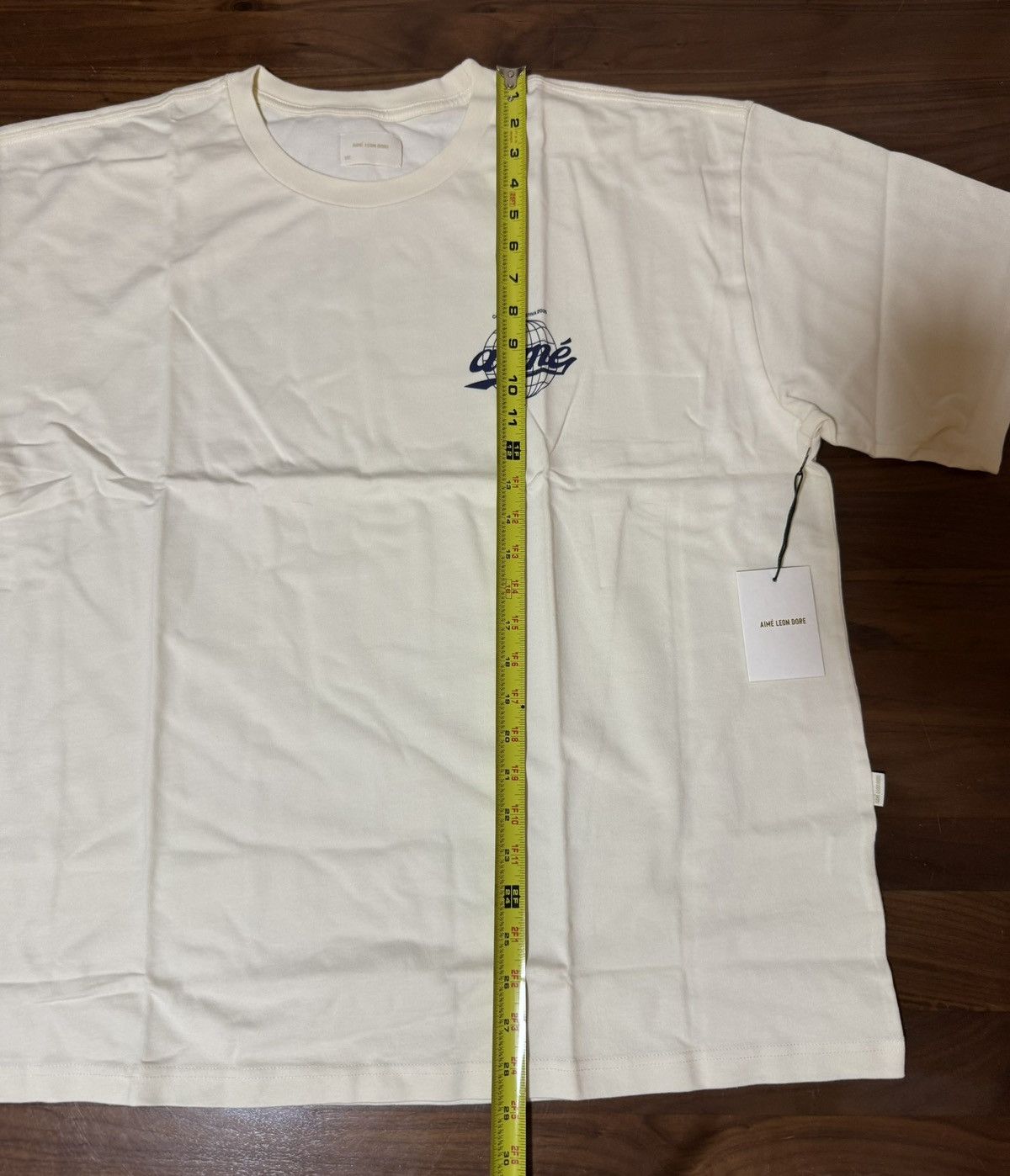 Aime Leon Dore Aime Leon Dore ALD Cycling Logo Tee in Pristine (Cream) XXL Size US XXL / EU 58 / 5 - 4 Thumbnail