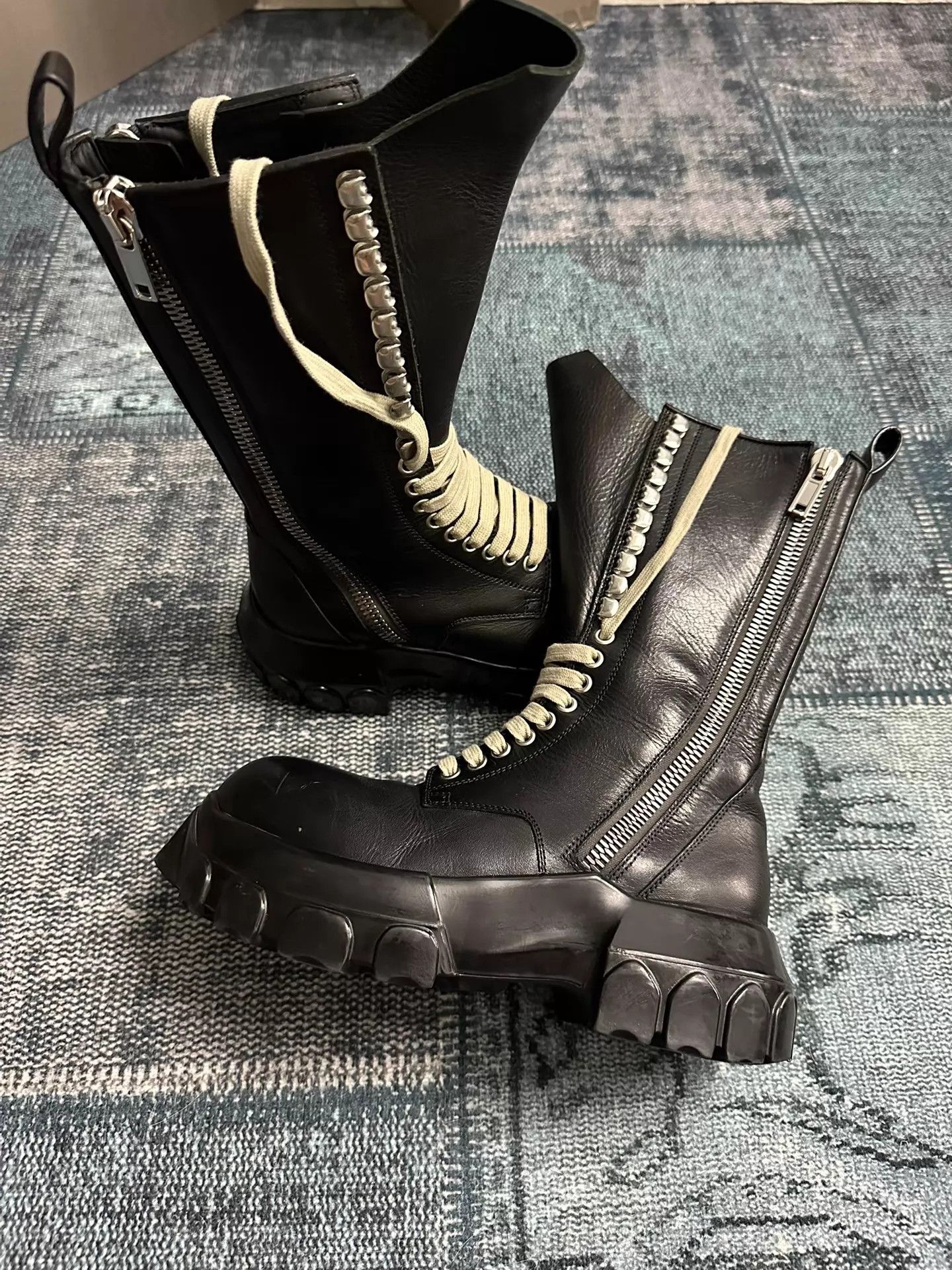 Rick Owens Rare Rick Owens Octopus Strap Boot 36 Luster Sole Size US 5.5 / IT 35.5 - 4 Thumbnail