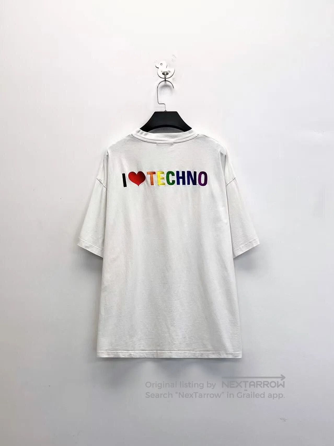 Balenciaga Balenciaga Tech Tee White with Logo Embroidery. Size US XS / EU 42 / 0 - 1 Thumbnail