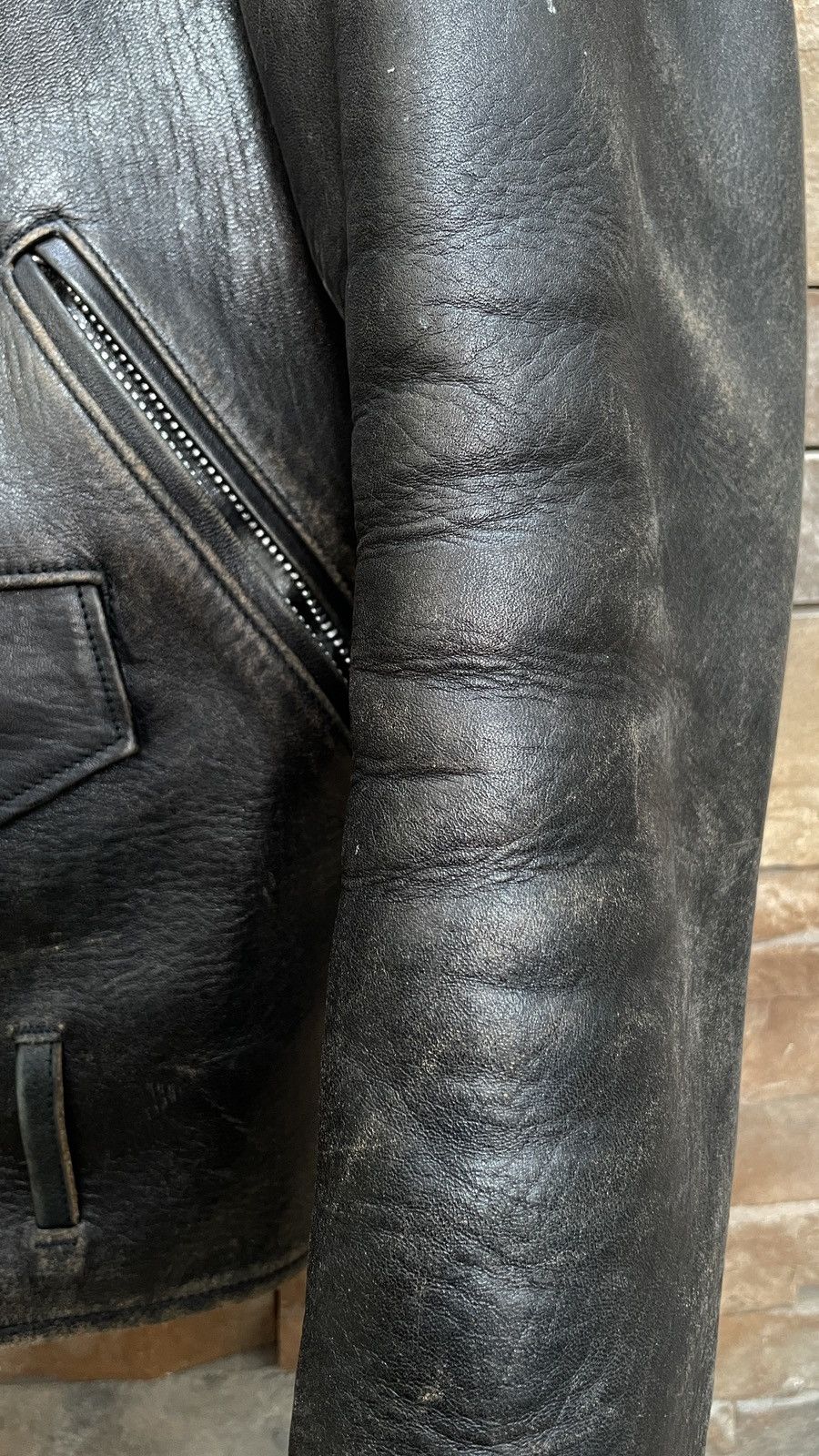 Fine Creek FINE CREEK LEATHERS LEON CUSTOM LEATHER JACKET Size US S / EU 44-46 / 1 - 5 Thumbnail