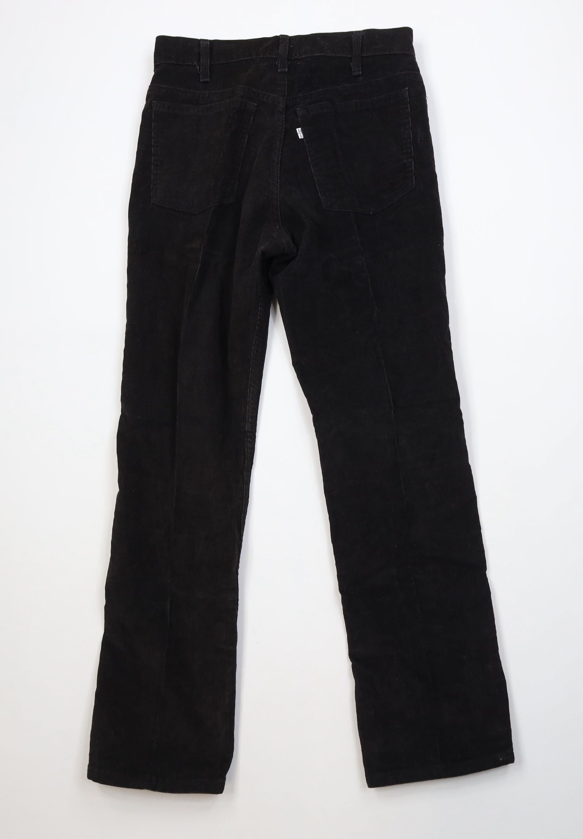 Levi's Vintage 80s Levis 519 Straight Leg Corduroy Pants Black USA Size US 30 / EU 46 - 10 Thumbnail