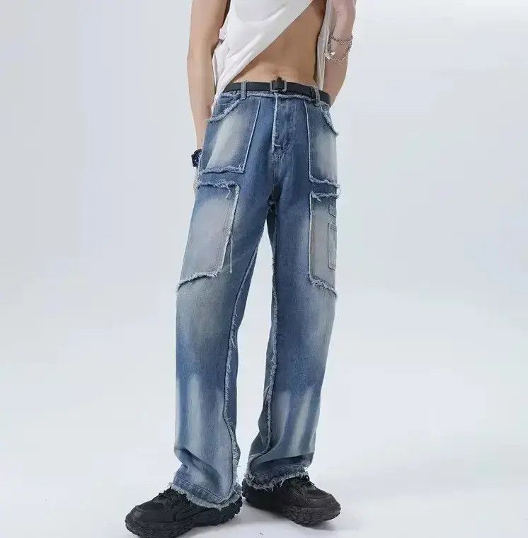 Japanese Brand Street loose retro jeans Size US 32 / EU 48 - 4 Thumbnail