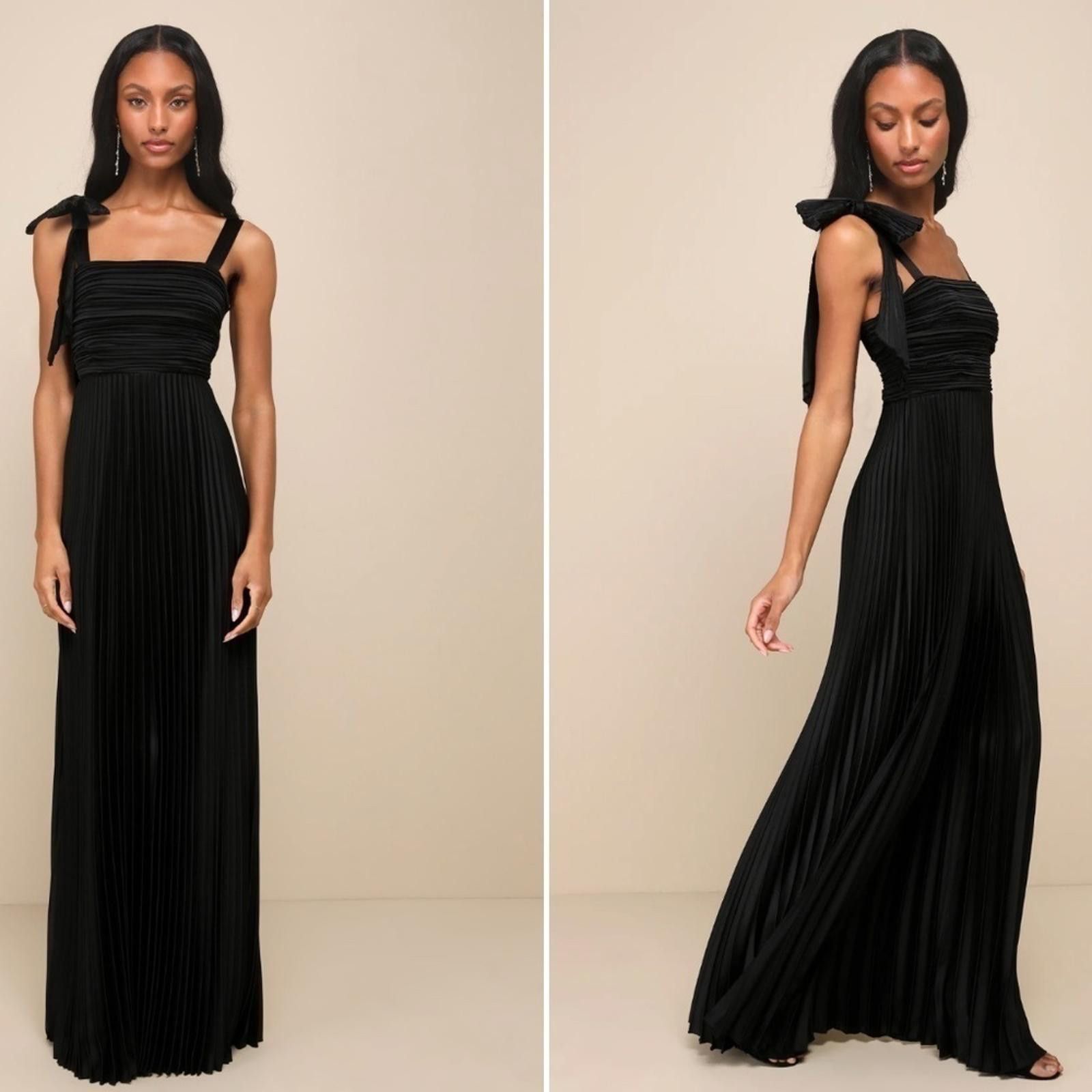 Lulus LULU's Prom Wedding Bridesmaid Satin Sexy Elegant Maxi Size XS / US 0-2 / IT 36-38 - 1 Thumbnail