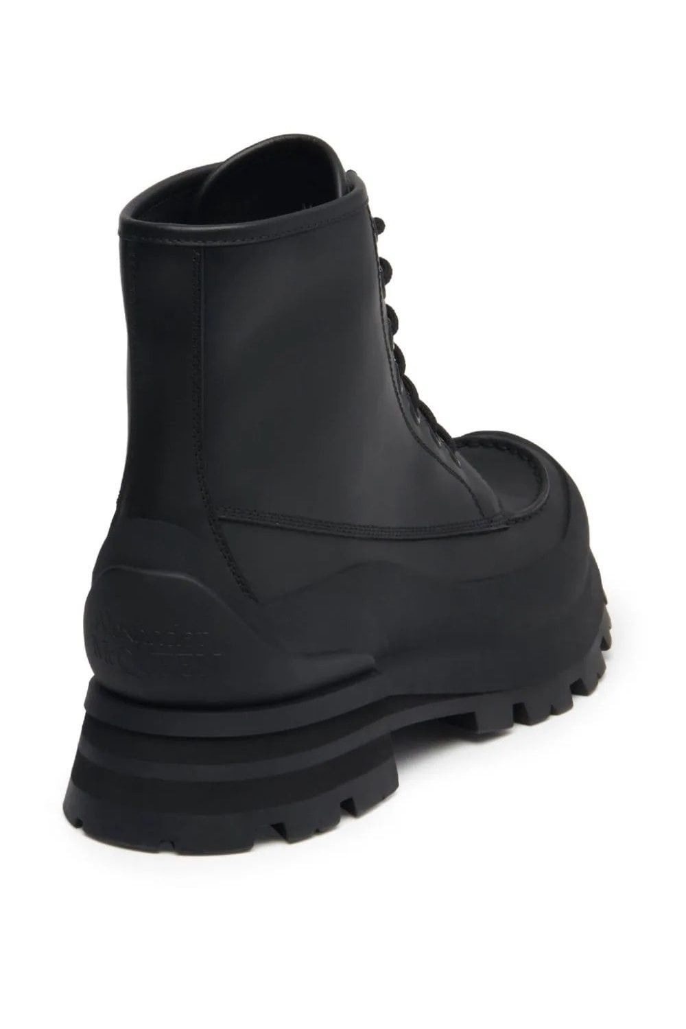 Alexander McQueen o1w1db10725 Wander Lace Up Boot in Black Size US 8 / EU 41 - 4 Thumbnail
