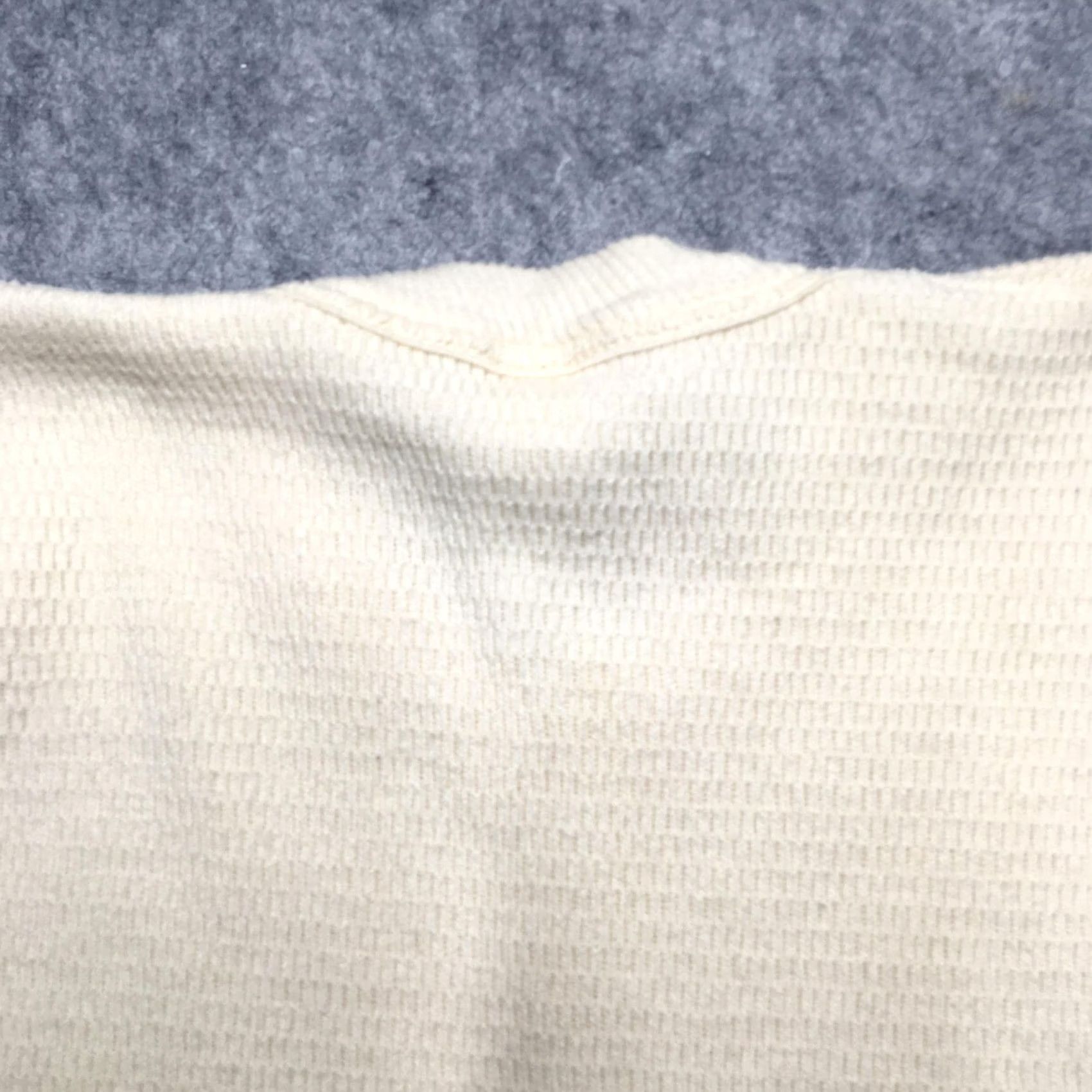 Vintage VINTAGE Towncraft Mens Medium White Thermal Long Johns Shirt M White Solid Long Sleeve Base Layer Mens Shirts Size US M / EU 48-50 / 2 - 6 Thumbnail