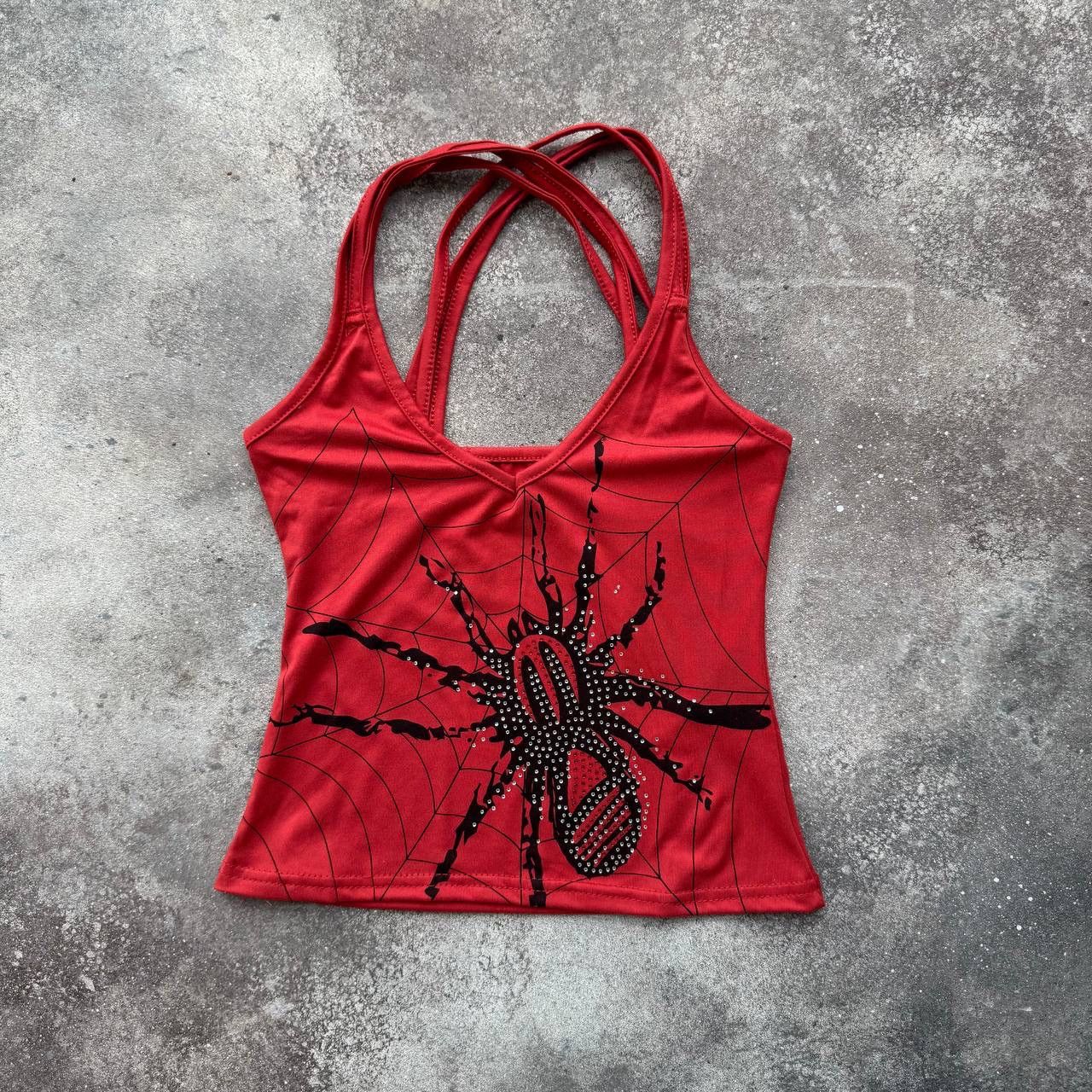 20471120 × Vintage Super Sexy Y2K Glamour Rave Opium Vintage Tank Top Size S / US 4 / IT 40 - 2 Thumbnail