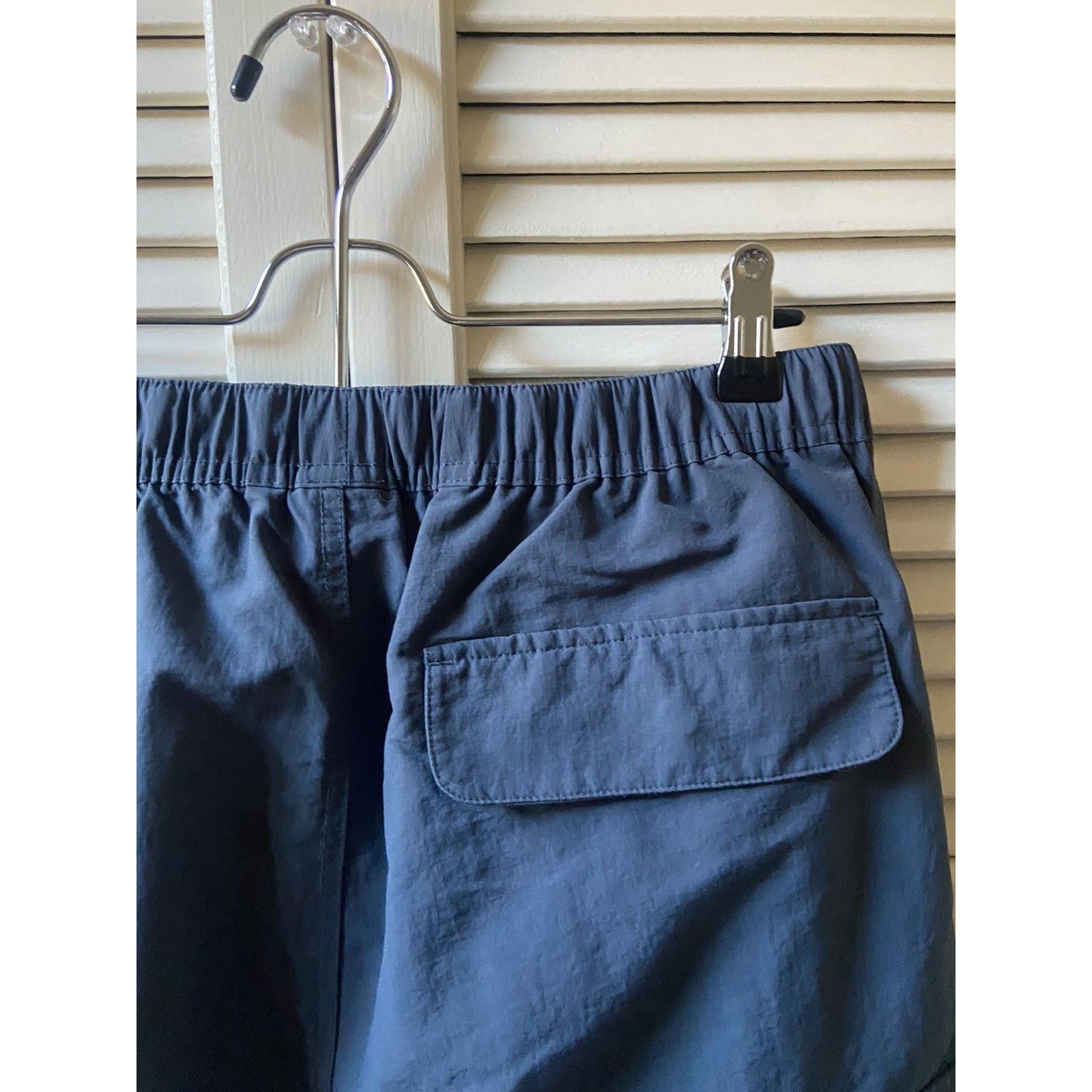 Stussy Stussy Nylon Cargo Pants Elastic Belted Waistband Blue Grey Size US 30 / EU 46 - 11 Thumbnail