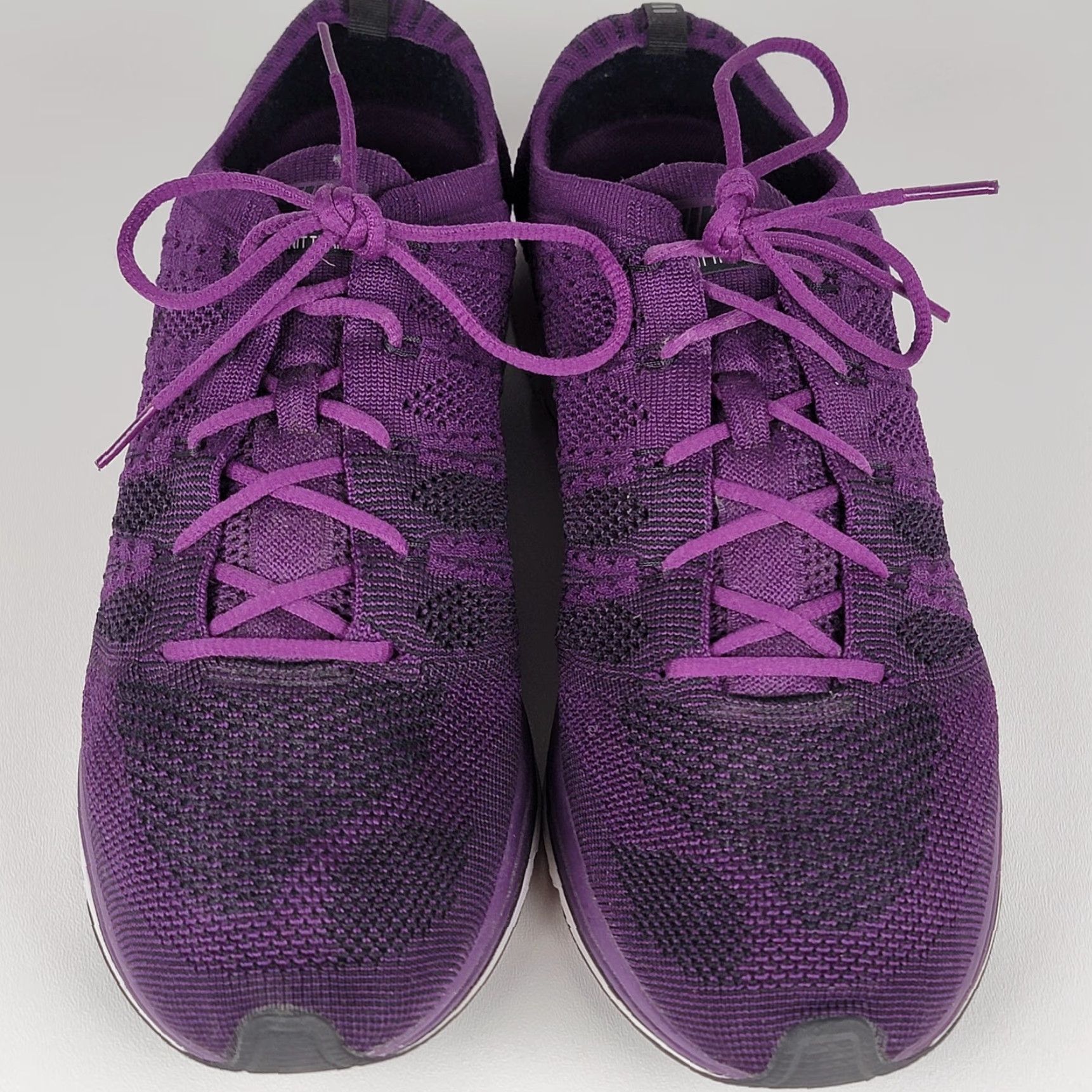 Nike Nike Flyknit Trainer Men Nike Flyknit Racer Trainer Night Purple AH8396-500 Size 12 Mens Rare Purple Running Shoes Size ONE SIZE - 2 Thumbnail