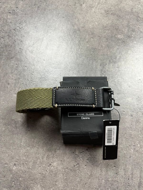 Stone Island Stone Island belt mens green black Size ONE SIZE - 1 Thumbnail