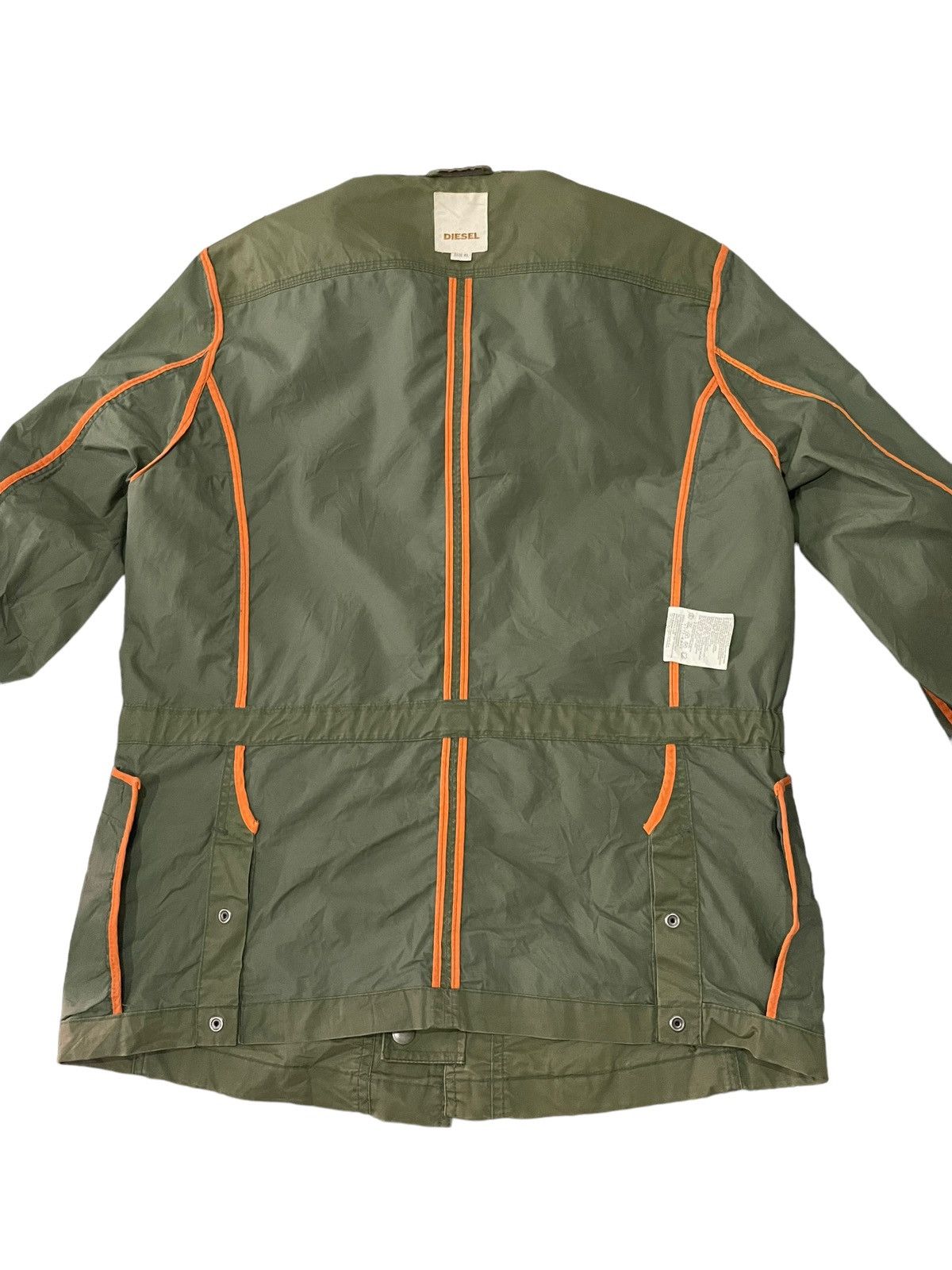 Diesel Vintage 90s Diesel Hooded Spalmatura Water Resistance Jacket Size US XL / EU 56 / 4 - 20 Thumbnail