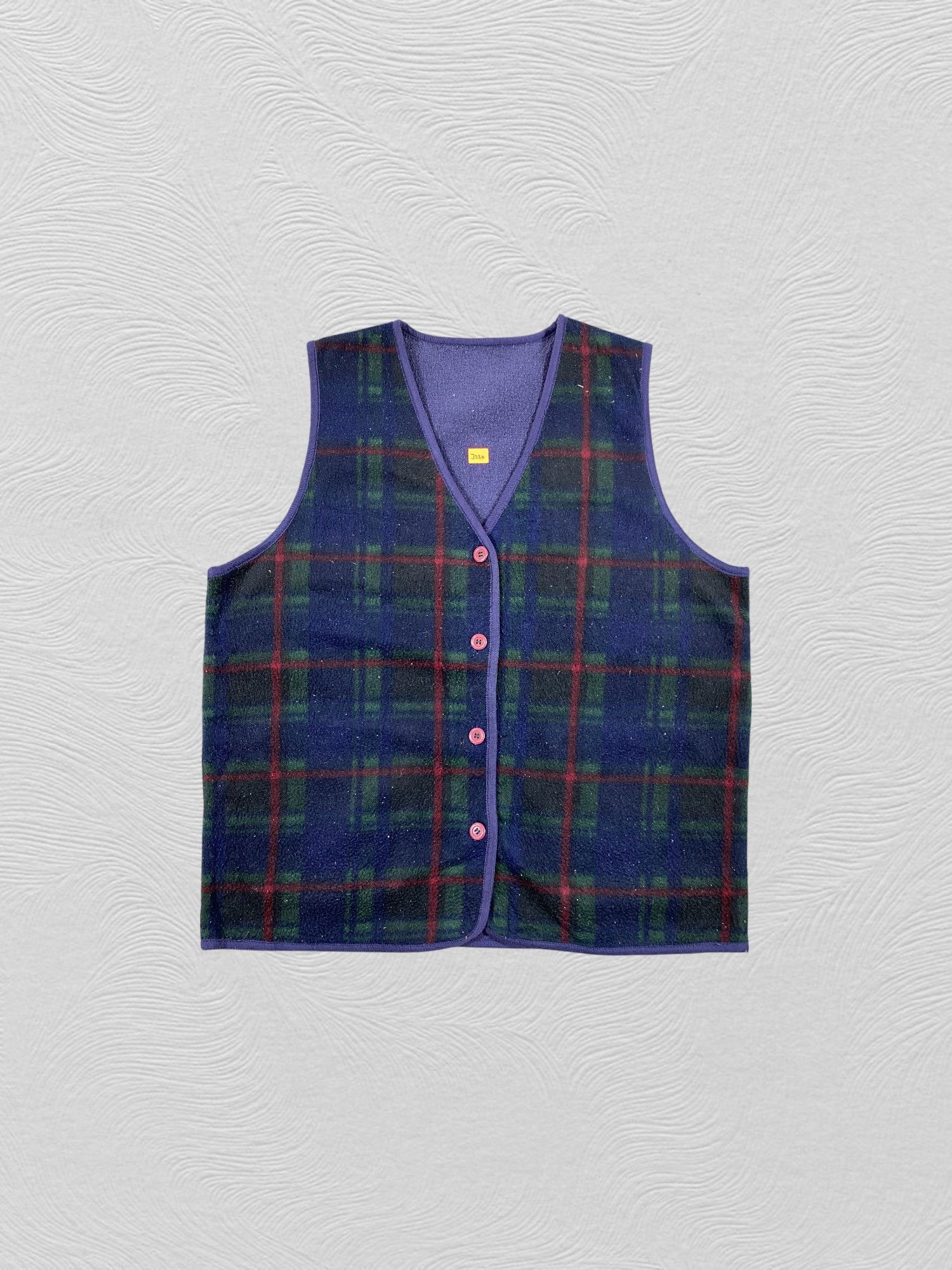Japanese Brand Japanese Brand Plaid Classic Vest Jacket- J236 Size US M / EU 48-50 / 2 - 1 Thumbnail