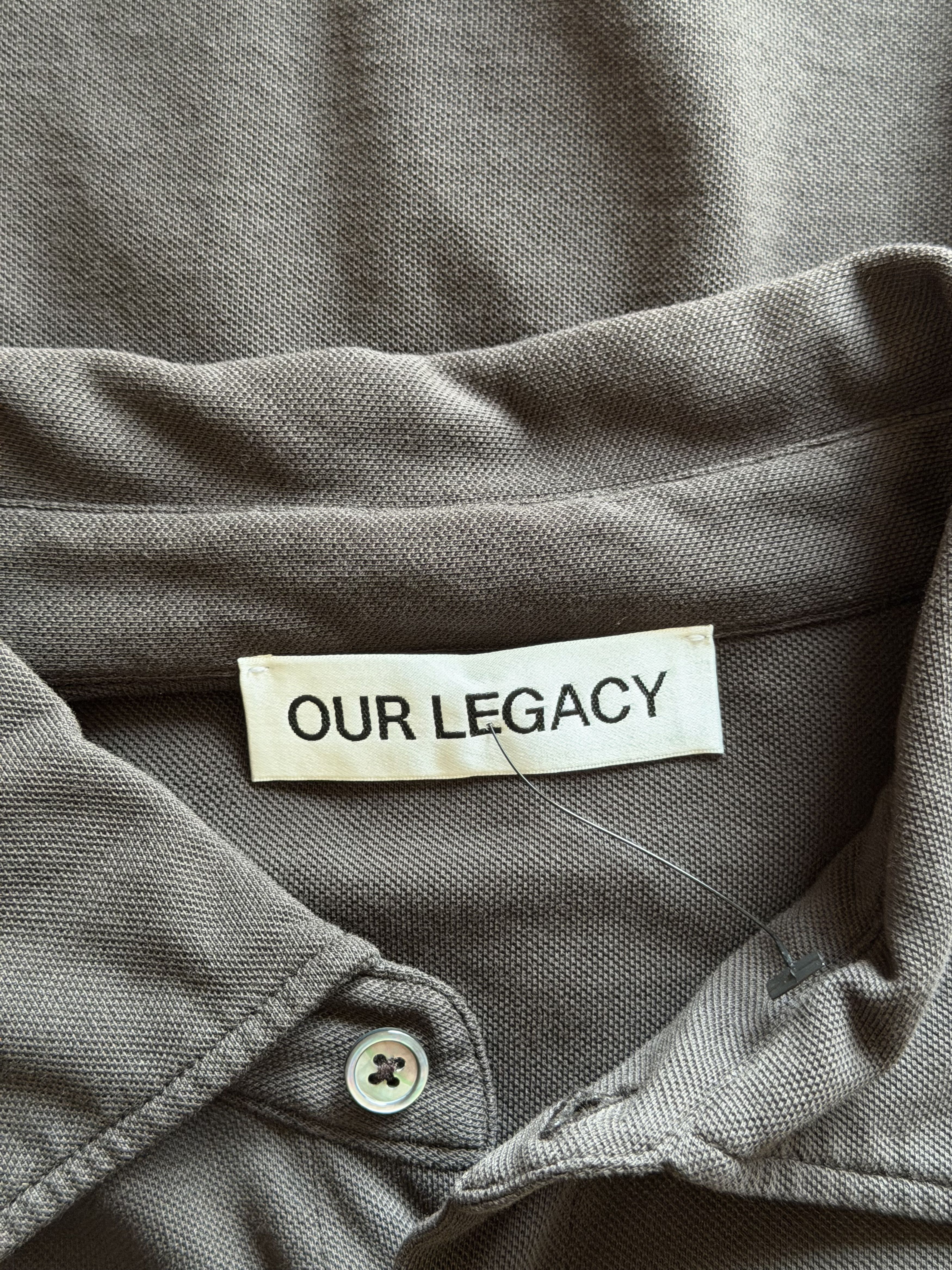 Our Legacy Our Legacy Analog Short Sleeve Shirt in Deep Brown Size US M / EU 48-50 / 2 - 7 Thumbnail
