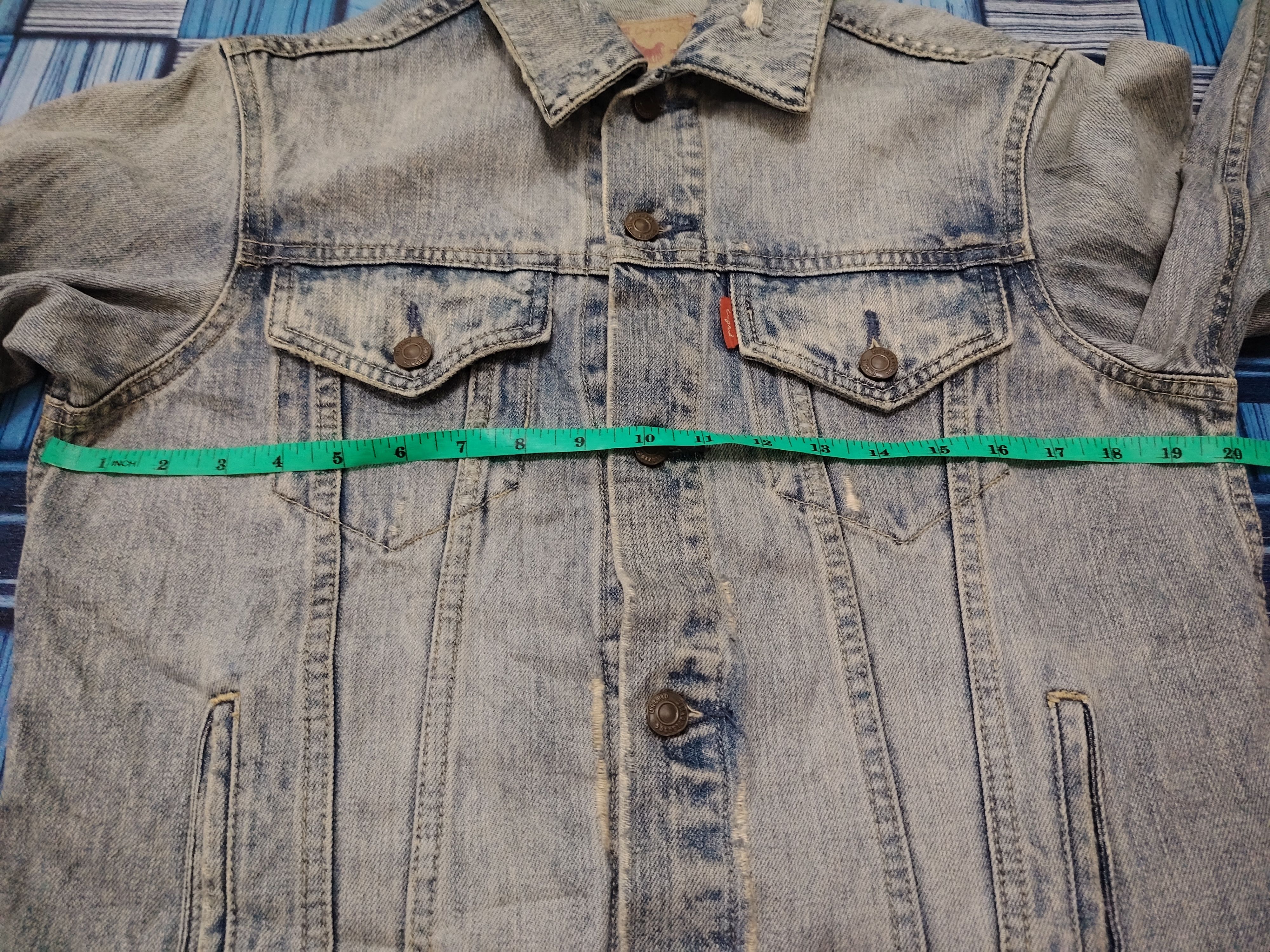 Japanese Brand 💥Insane💥 Ungrid 211407180904 Distressed denim Jacket Size M / US 6-8 / IT 42-44 - 25 Thumbnail