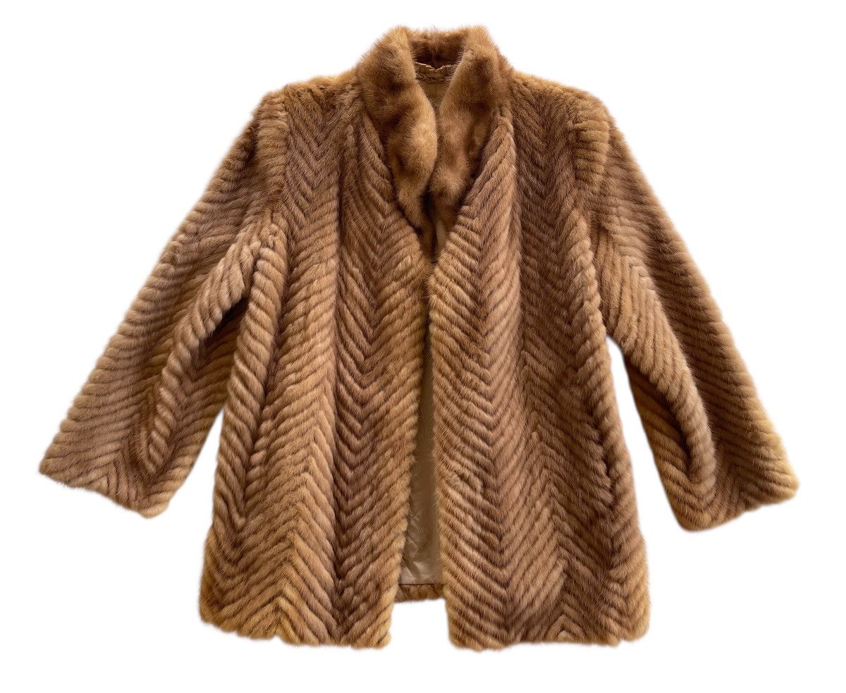 Sagafurs Josephine Mink fur Coat Vintage Size M / US 6-8 / IT 42-44 - 5 Thumbnail