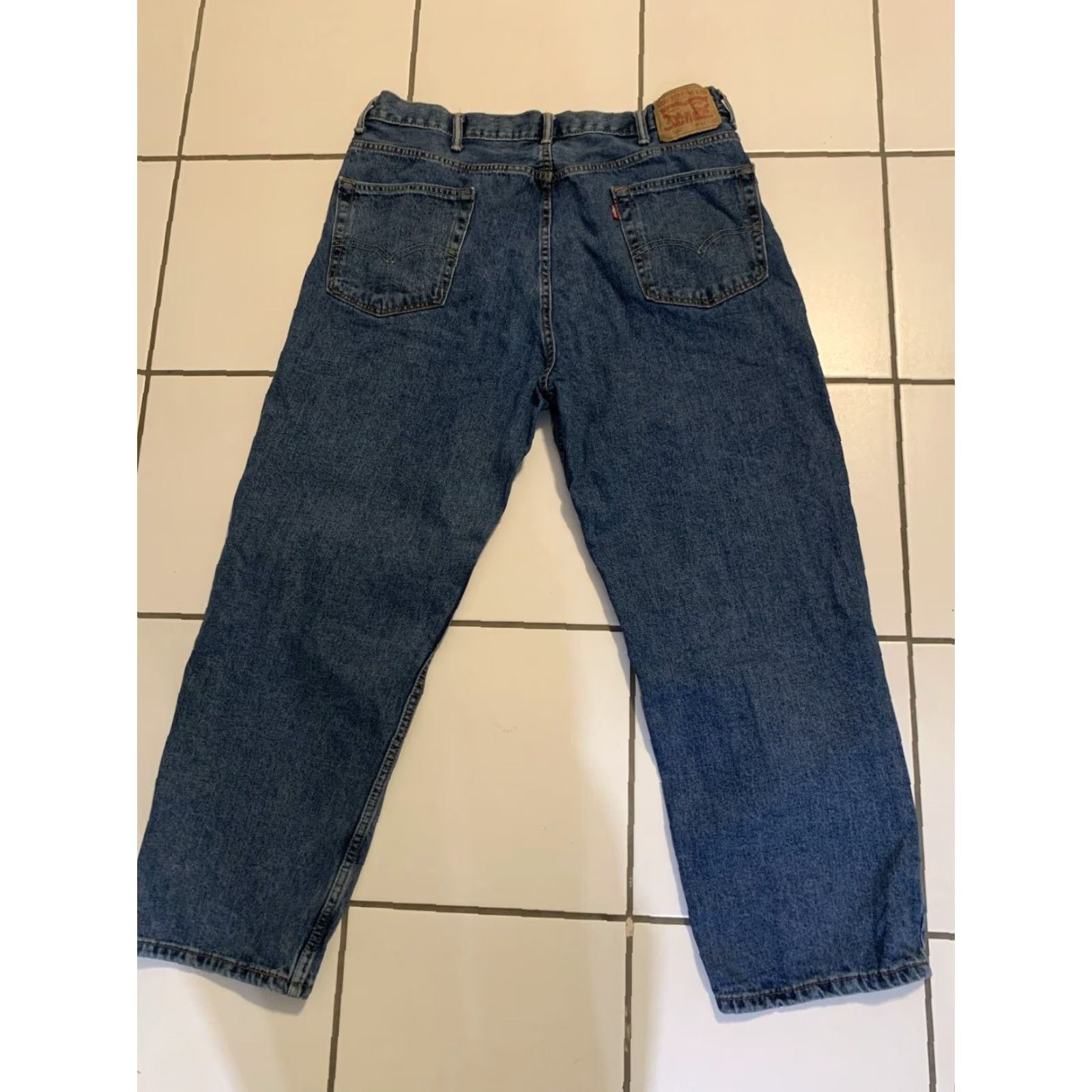 Levi's Levi's 550 Jeans Men's Relaxed Fit Size 40x30 Blue Medium Wash Denim - 5-Pocket Design, High Rise, Classic American Size US 42 / EU 58 - 3 Thumbnail