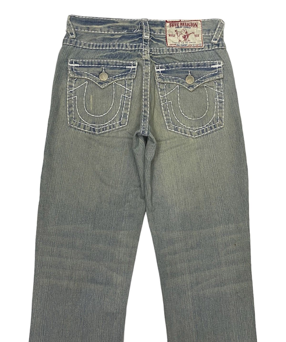 If Six Was Nine × Japanese Brand × True Religion 🔥BAGGY TRUE RELIGION DISTRESSED DENIM JEANS Size US 33 - 5 Thumbnail