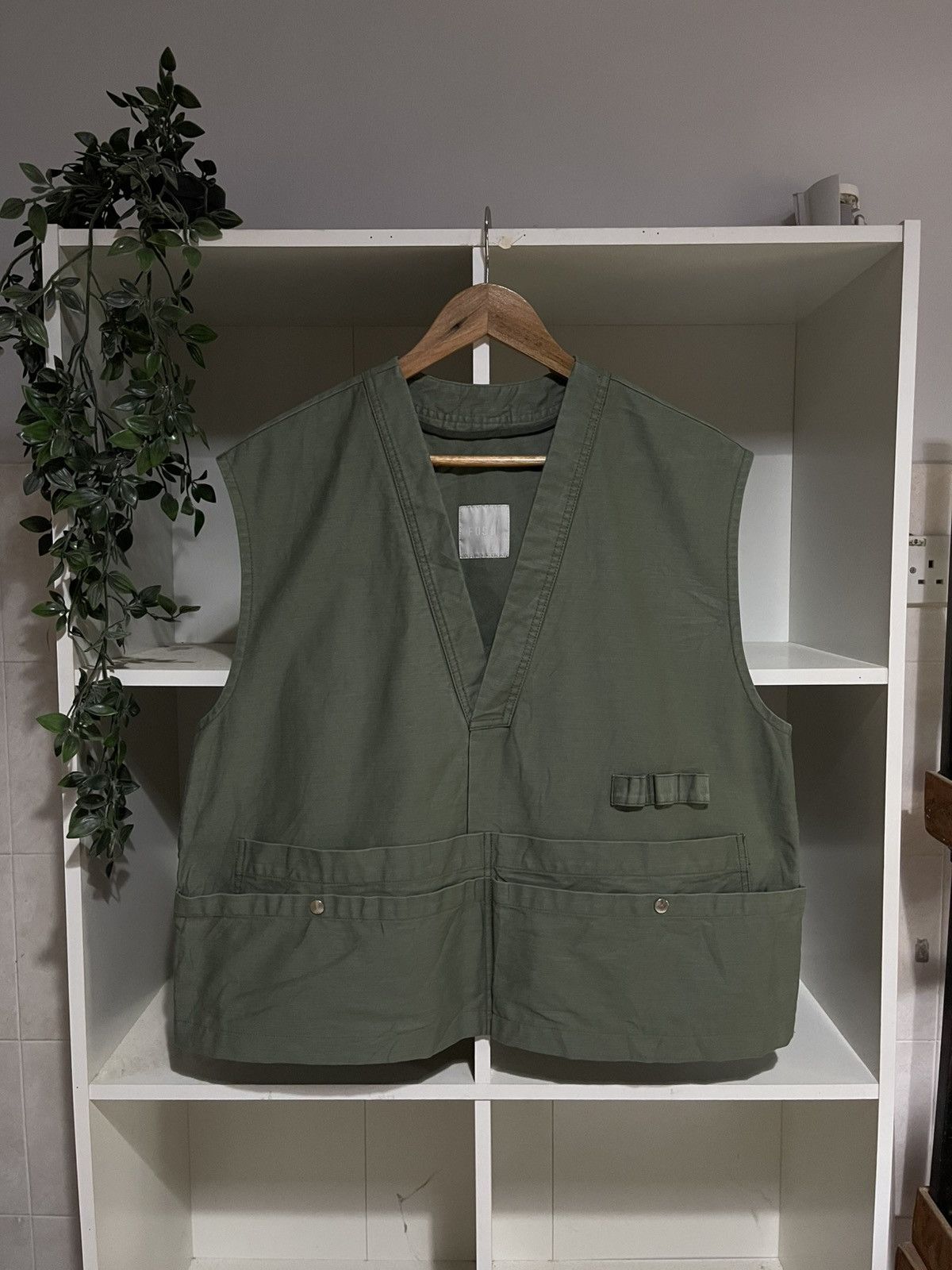 Japanese Brand Apron Vest Military Material Style Size US L / EU 52-54 / 3 - 1 Thumbnail