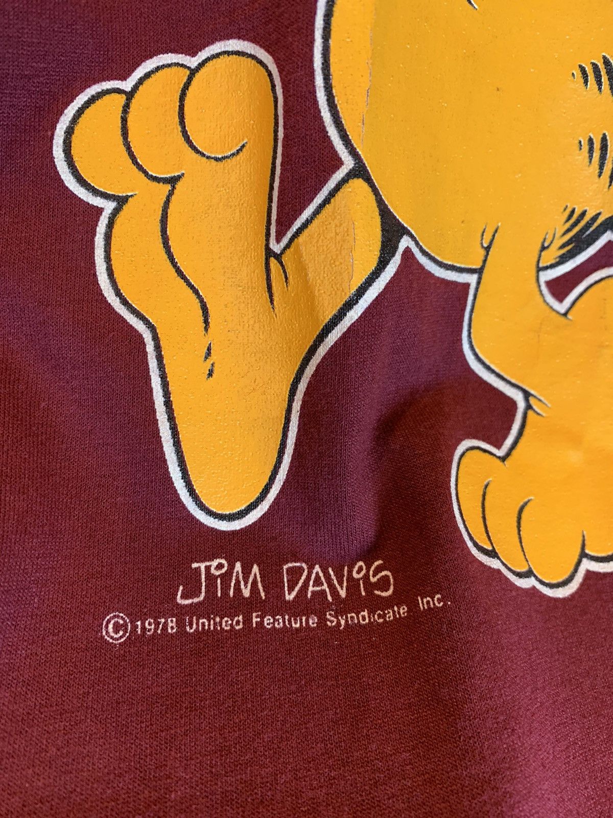 Vintage *RARE* Vintage 1978 Garfield Auburn Big Fat Hairy Deal Shirt Size US M / EU 48-50 / 2 - 4 Thumbnail