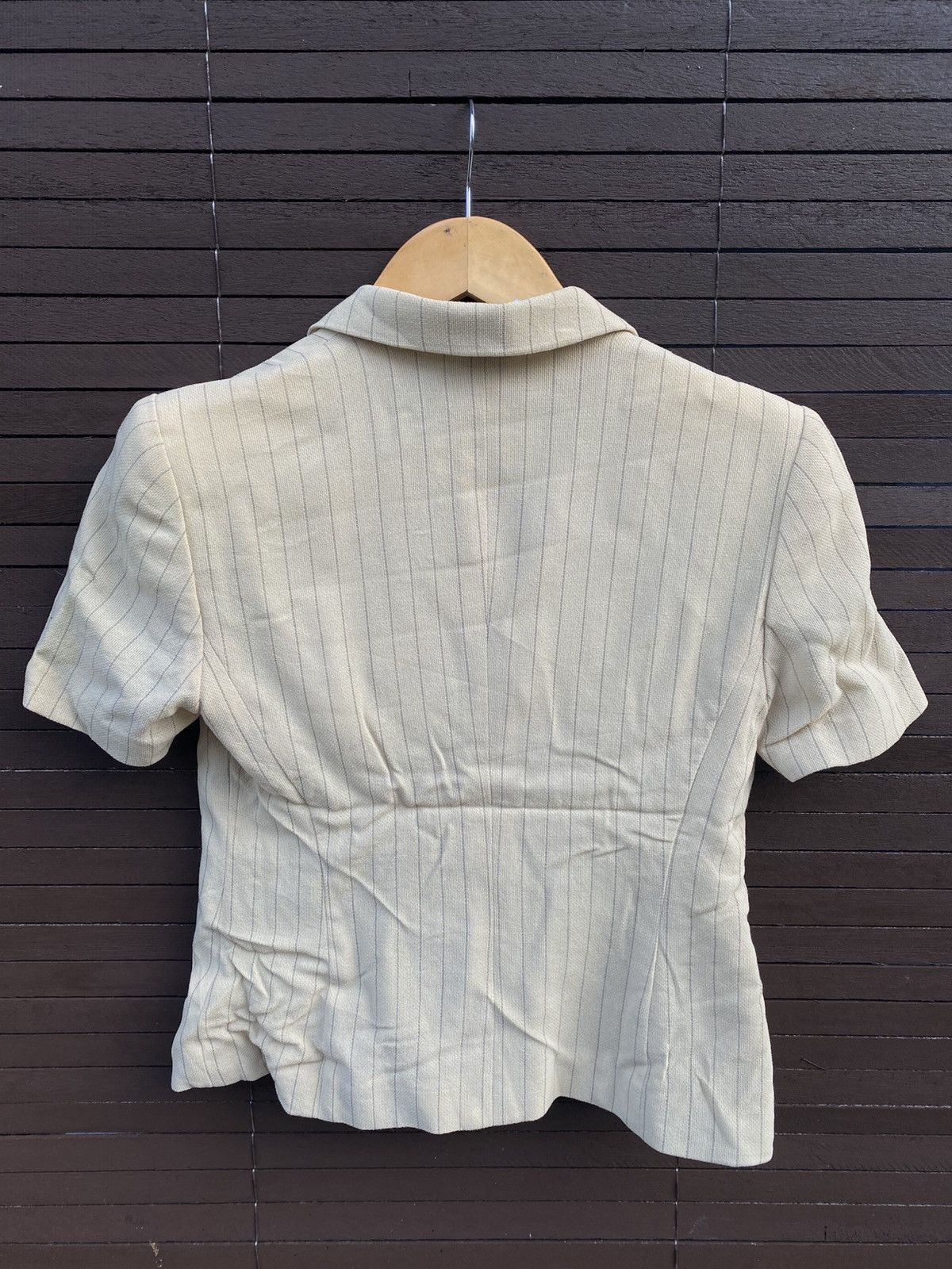 Burberry × Designer × Vintage Burberry Women Button Up Crop top shirt Size S / US 4 / IT 40 - 4 Thumbnail