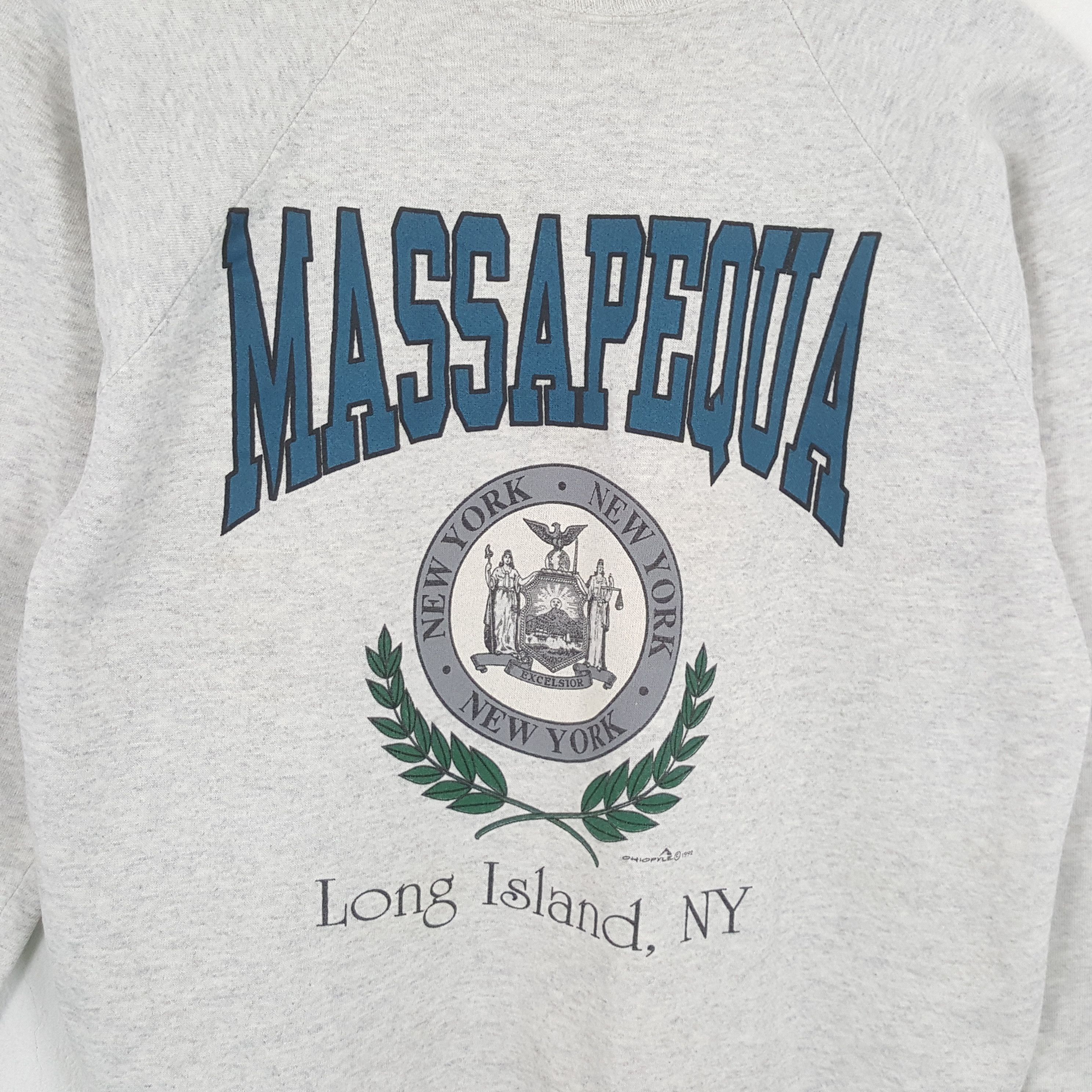 Vintage MASSAPEQUA NEW YORK Streetwear Vintage Sweatshirt Size US L / EU 52-54 / 3 - 2 Thumbnail