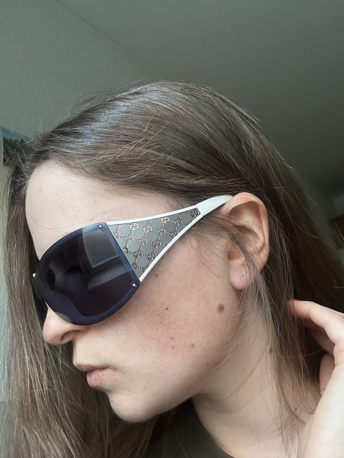 Gucci Gucci monogram sunglasses gg 2830 logo mask sunglasses Tom Size ONE SIZE - 14 Thumbnail