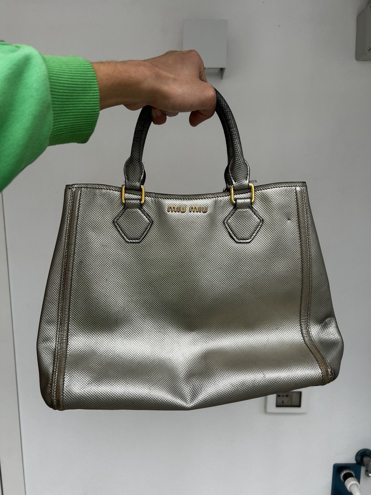 Bag miu miu grey